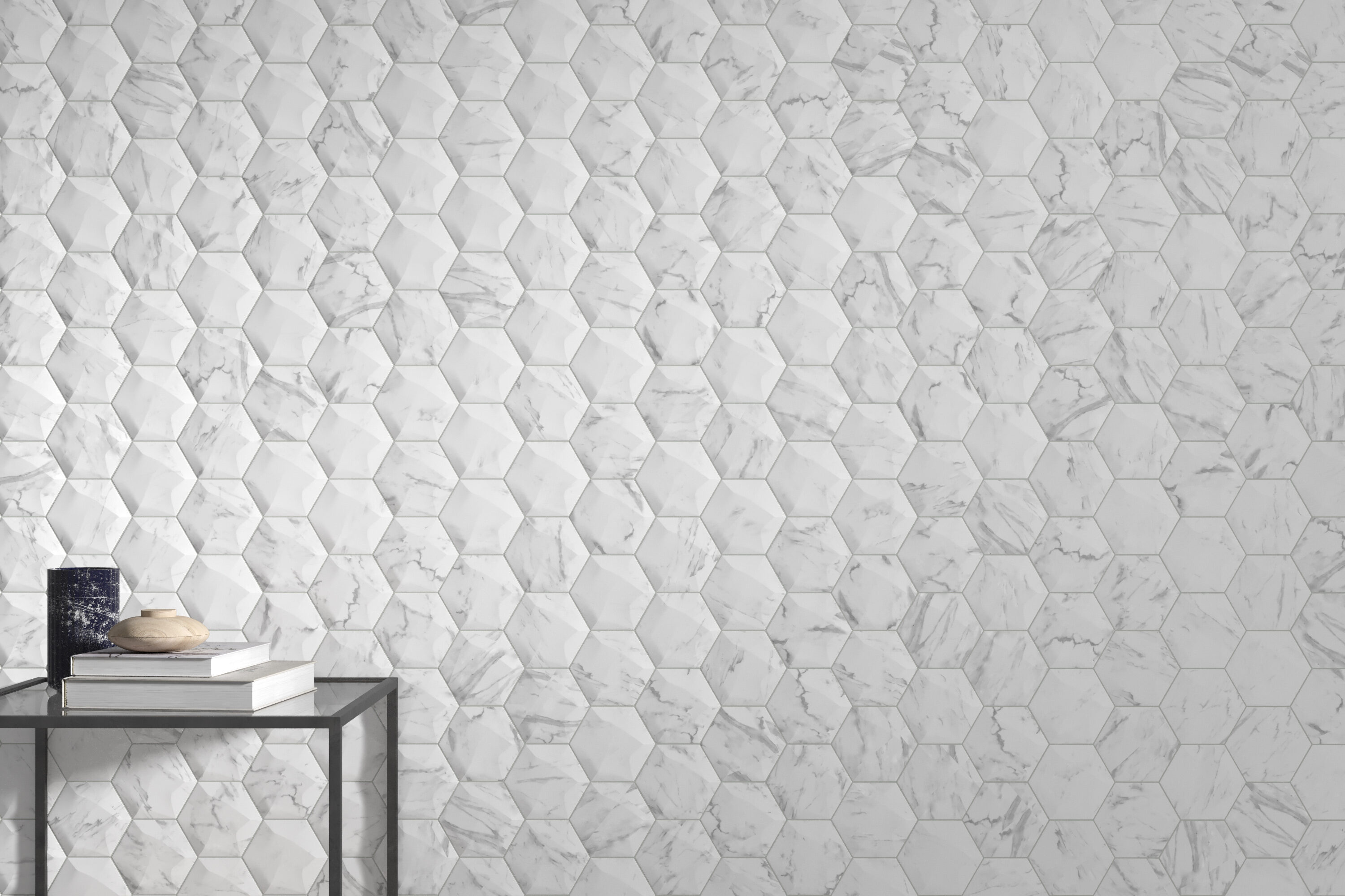 Emser Code 20-Pack Calacata 6-in x 6-in Glazed Ceramic Subway Wall Tile
