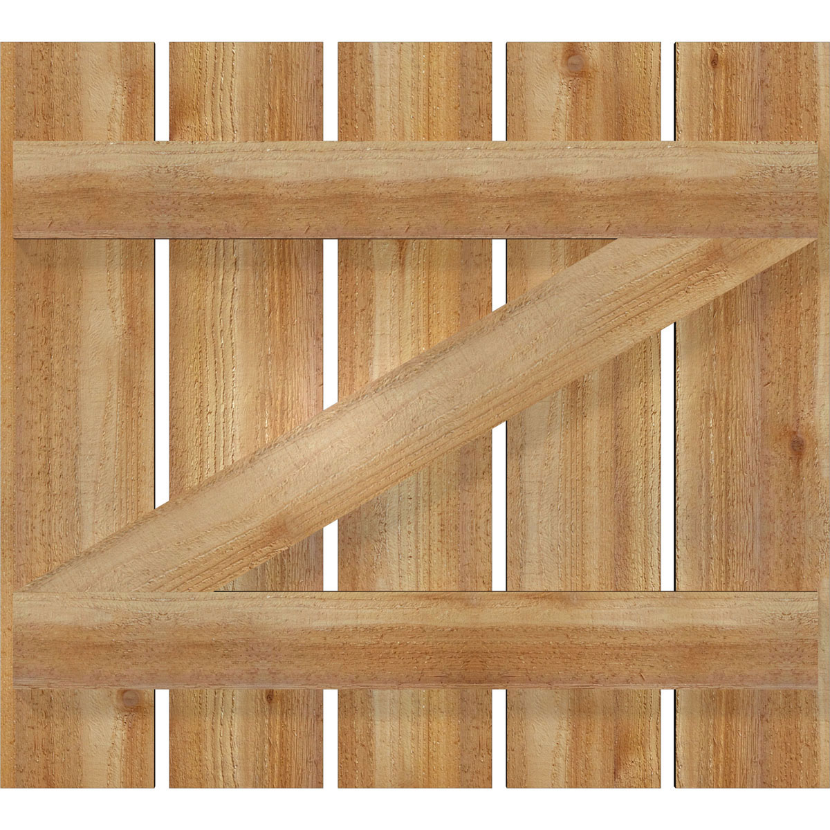 Ekena Millwork RBS06Z29X026RWR Exterior-Shutters - View #5