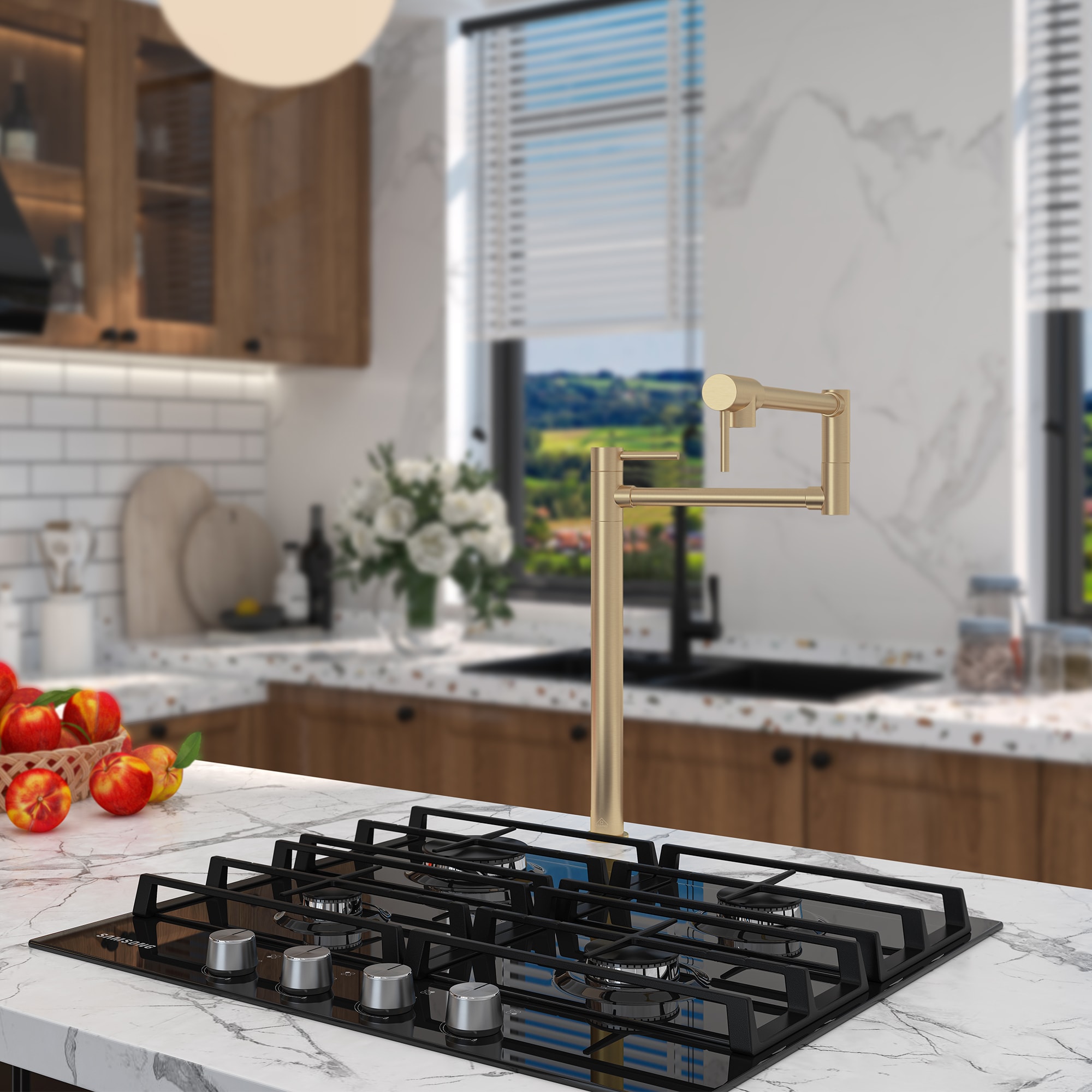 CASAINC KCLT0027-BG Kitchen-Faucets - View #2