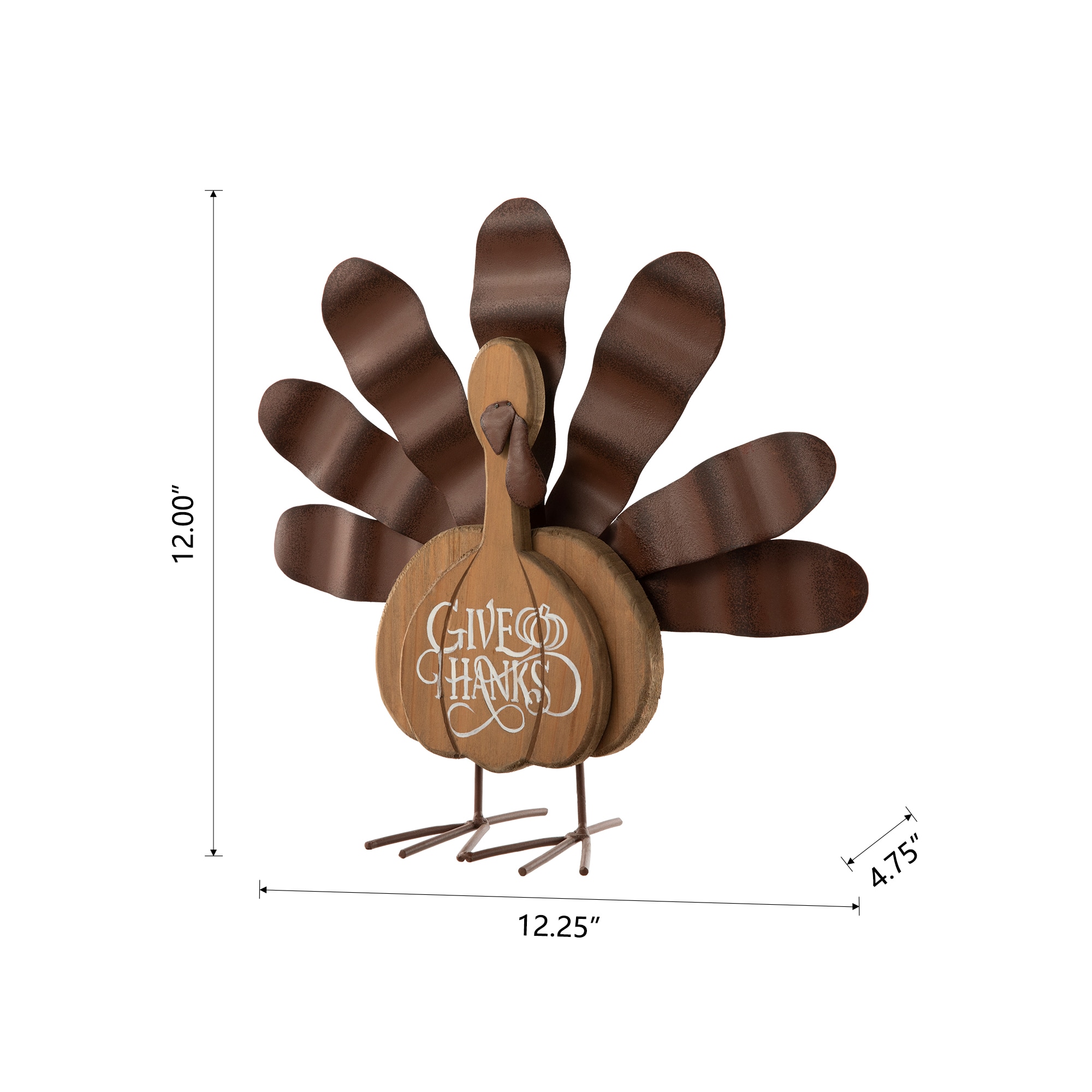 Glitzhome GH1211202042 Indoor-Thanksgiving-Decor - View #5