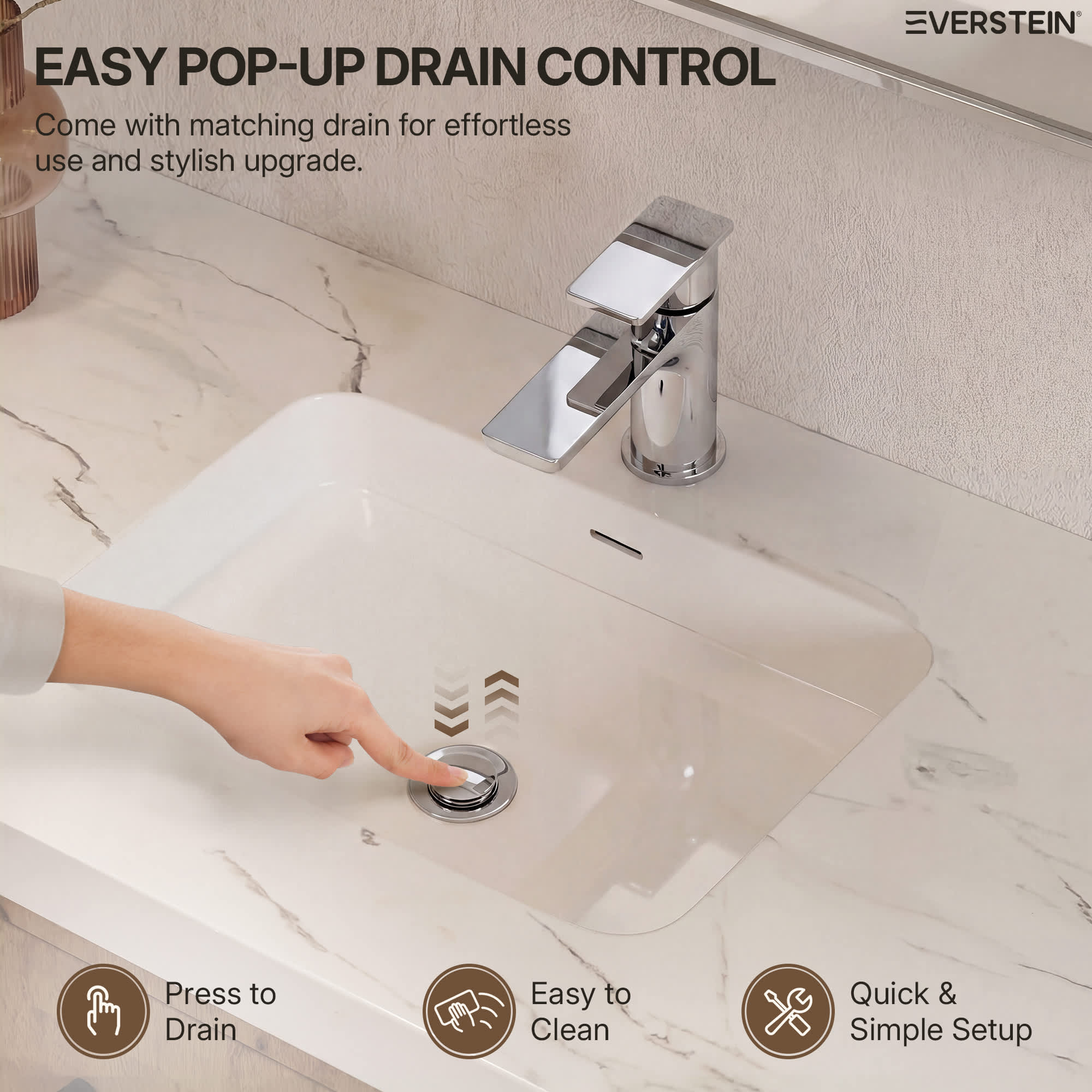EVERSTEIN SFS-1120-CH Lavatory-Faucets - View #8