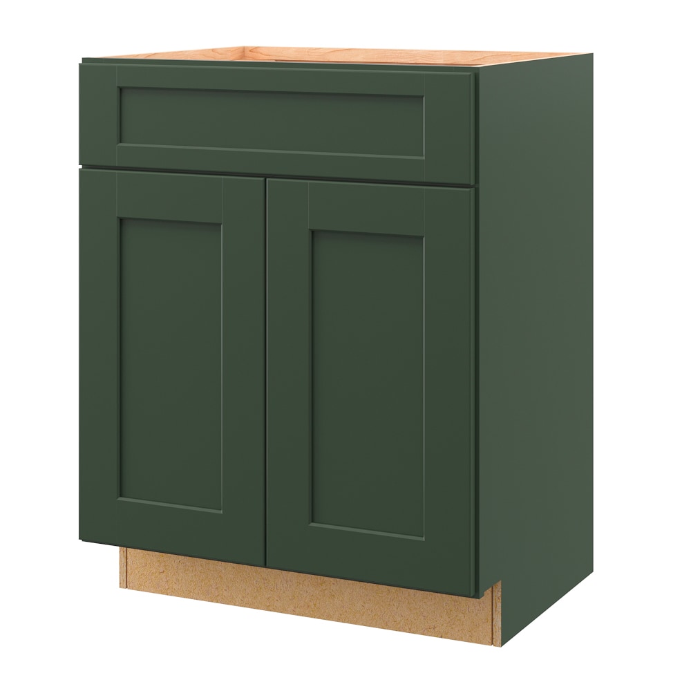 allen + roth 55281GW Galway 27-in Sage Bathroom Vanity Base Cabinet without Top