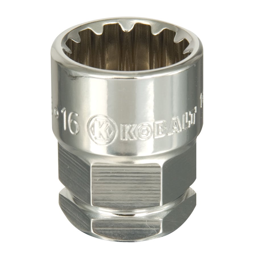 Kobalt 86885 3/8-in Drive 16mm Pass-Through Socket