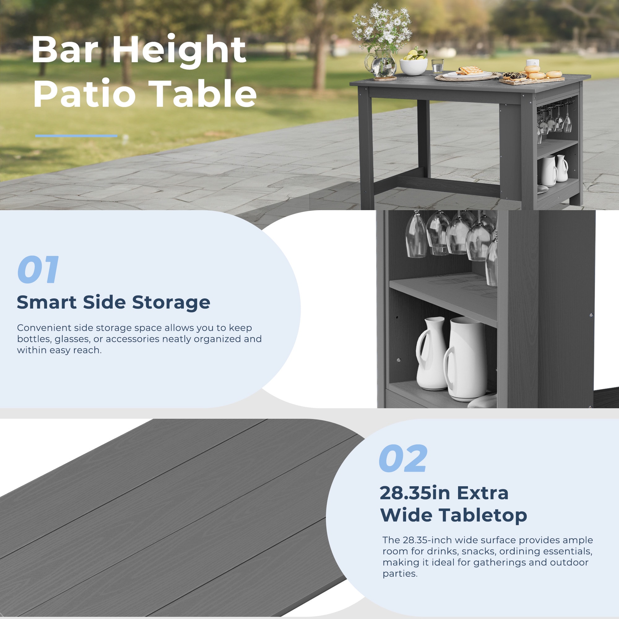 JEAREY XJG3JT-YW Patio-Dining-Sets - View #3