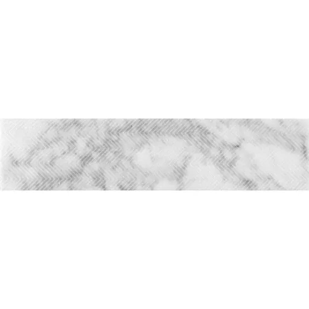 Apollo Tile Sample - Artisana White 3-in x 6-in Carrara-look Patterned Floor and Wall Tile