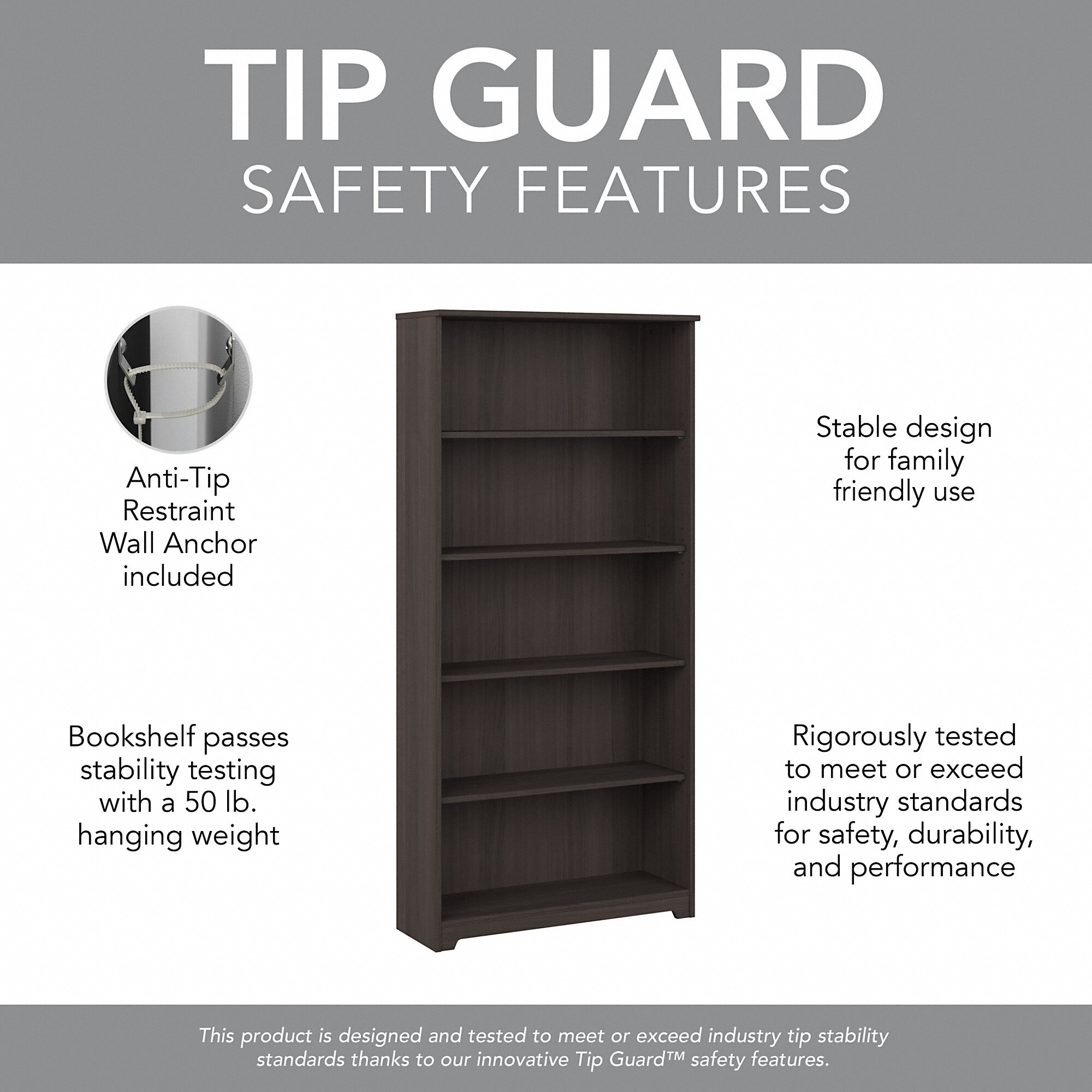 Bush Furniture WC31766 bookcases - View #4