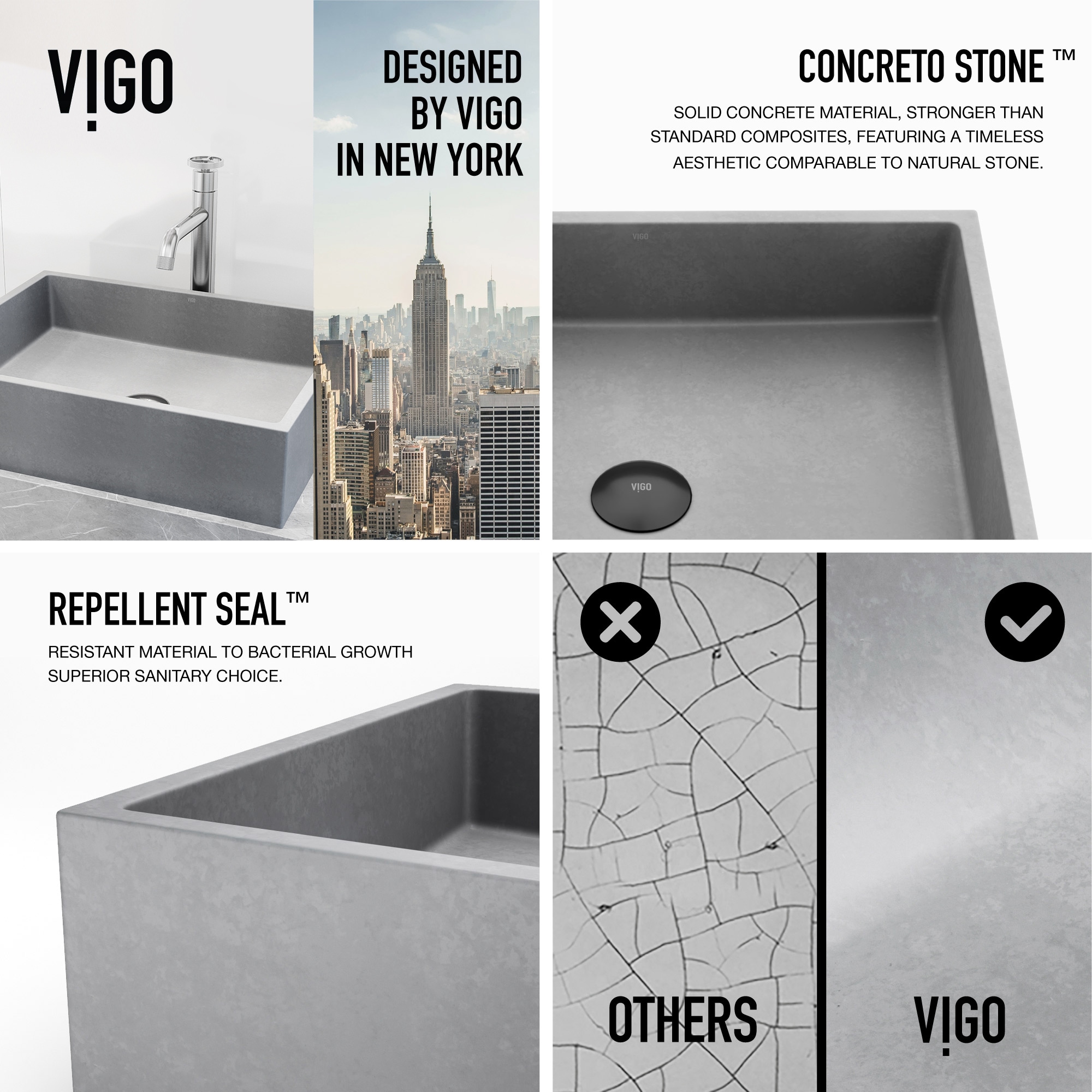 VIGO VGT2091 Bath-Sink - View #4