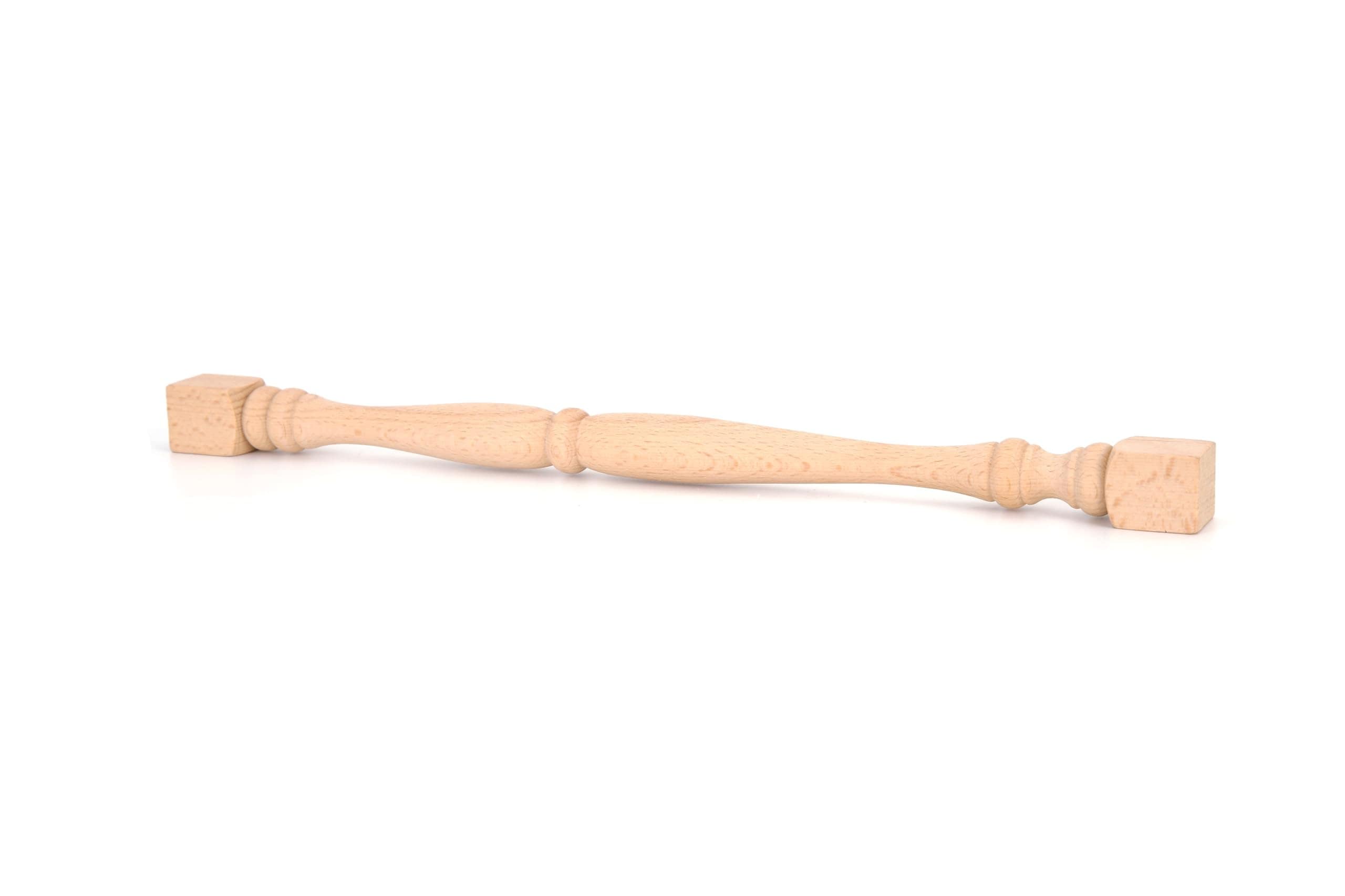 Etokfoks 12 Pack Unfinished Solid Beech Wood Spindles 7 8 in Diameter ...