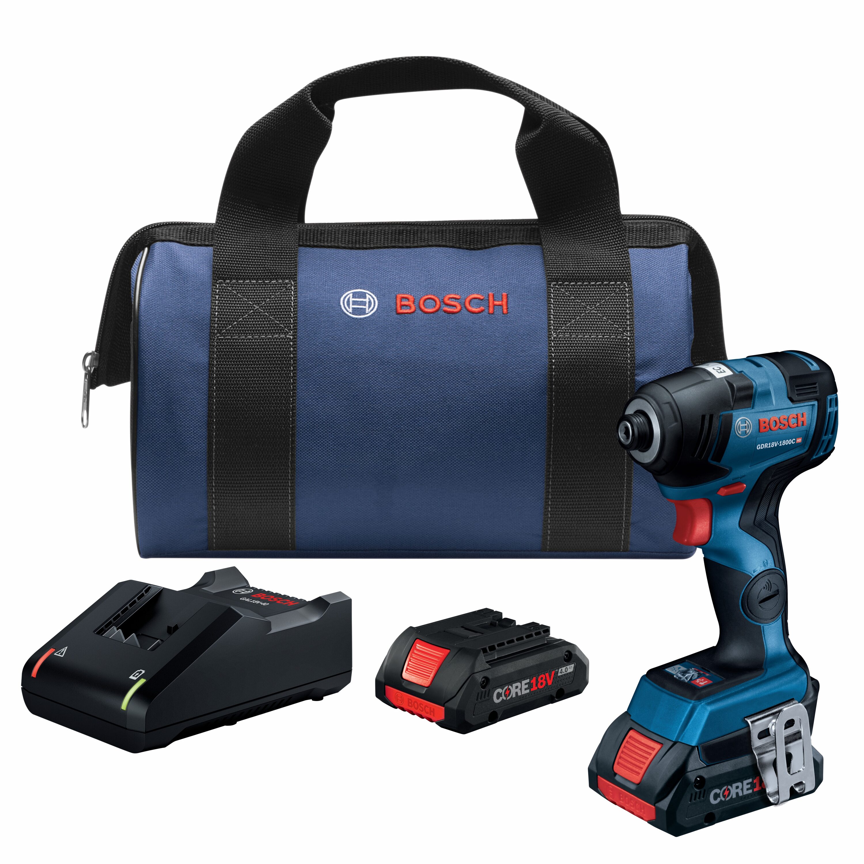 BOSCH Bare-Tool 25618B 18-Volt Lithium-Ion 1/4-Inch Hex Impact Driver,Blue