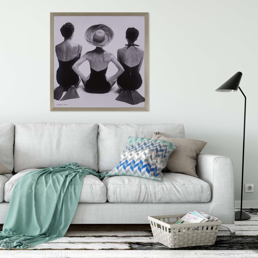 Paragon Wood Framed 39-in H x 39-in W Figurative Paper Print at Lowes.com