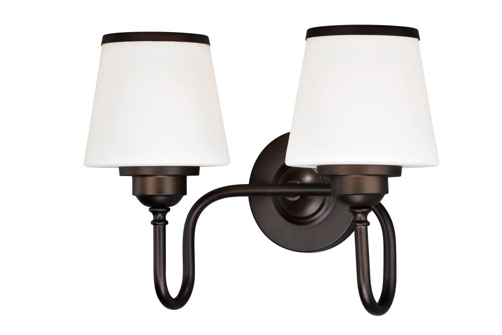 Cascadia W0205 Kelsy 2-Light Noble Bronze Transitional Vanity Light