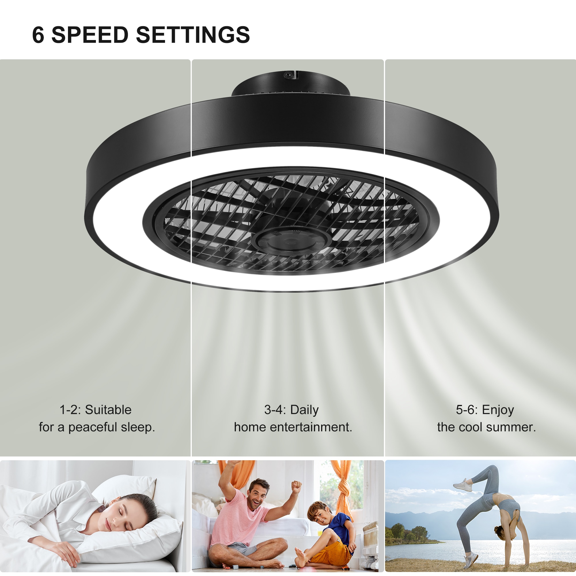WELLFOR AMAS-C03 Ceiling-Fans - View #7
