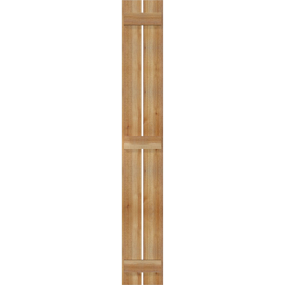 Rustic Western Red Cedar 78" Handcrafted Board-n-Batten Shutters