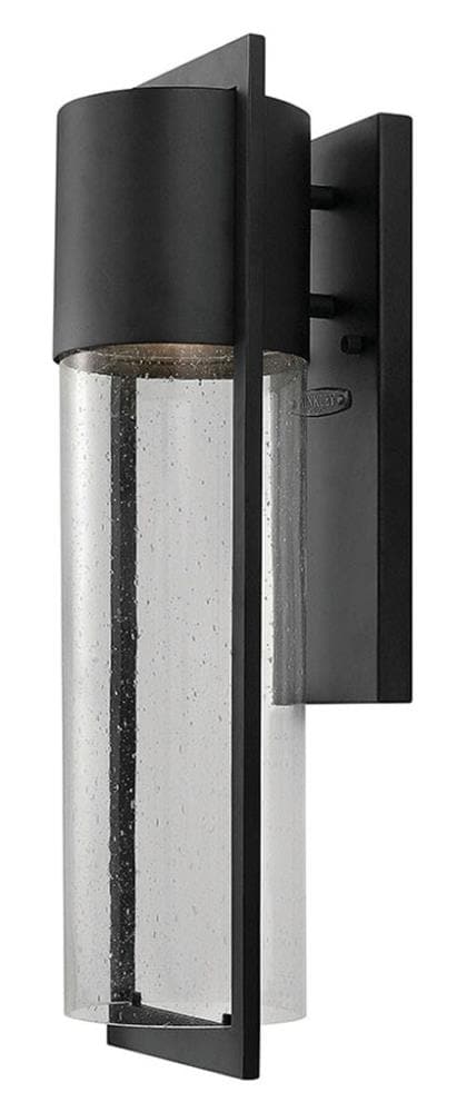 Hinkley 1324BK-LED Shelter 20.5-in H Black Hardwired Dark Sky Integrated LED Outdoor Wall Light