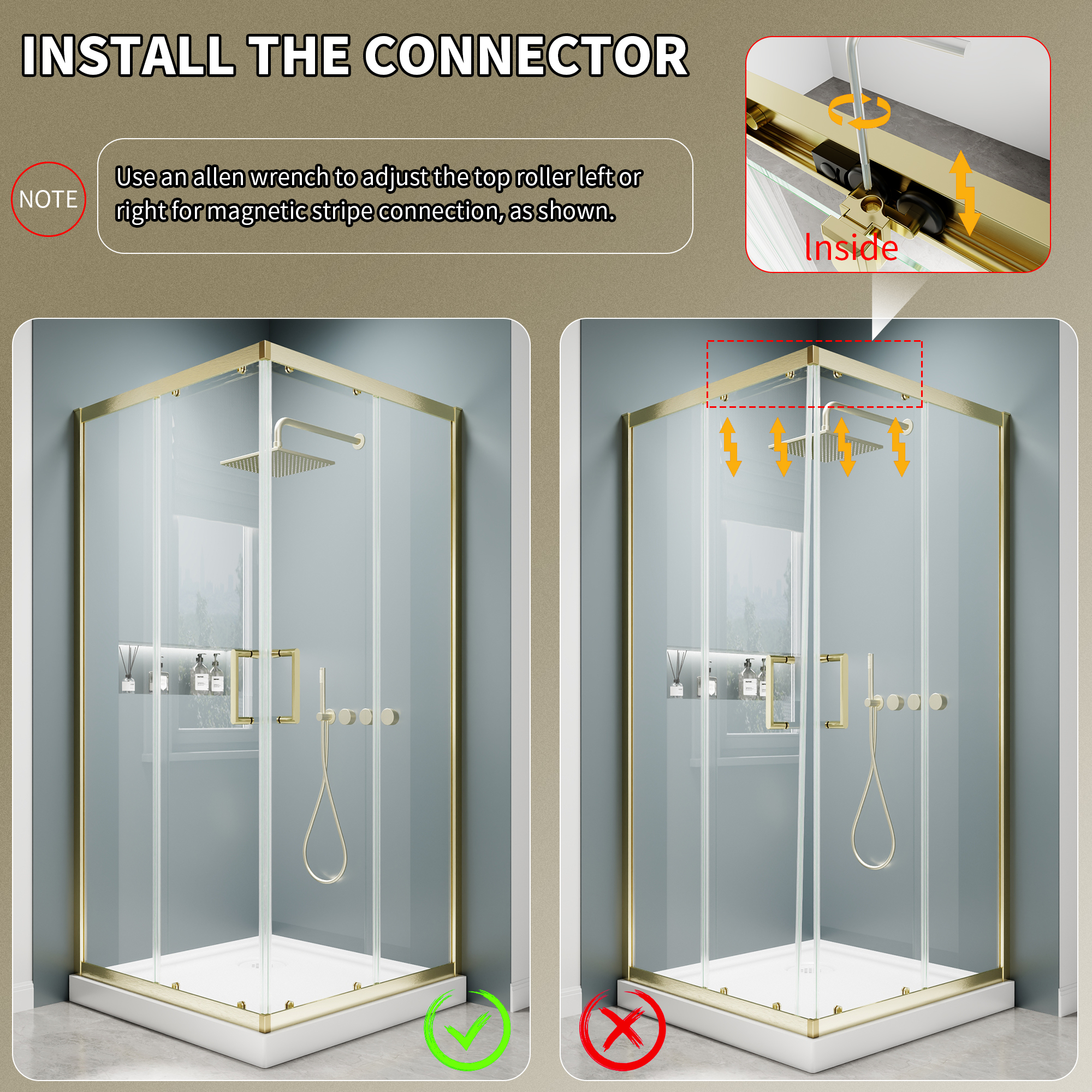 AAZJ JKF-MC04-6036SF2 Shower-Doors - View #5