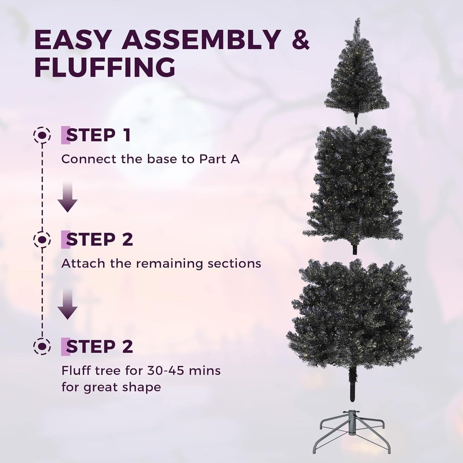Qeetex LSACT-QH-35J4GG7J Artificial-Christmas-Trees - View #6