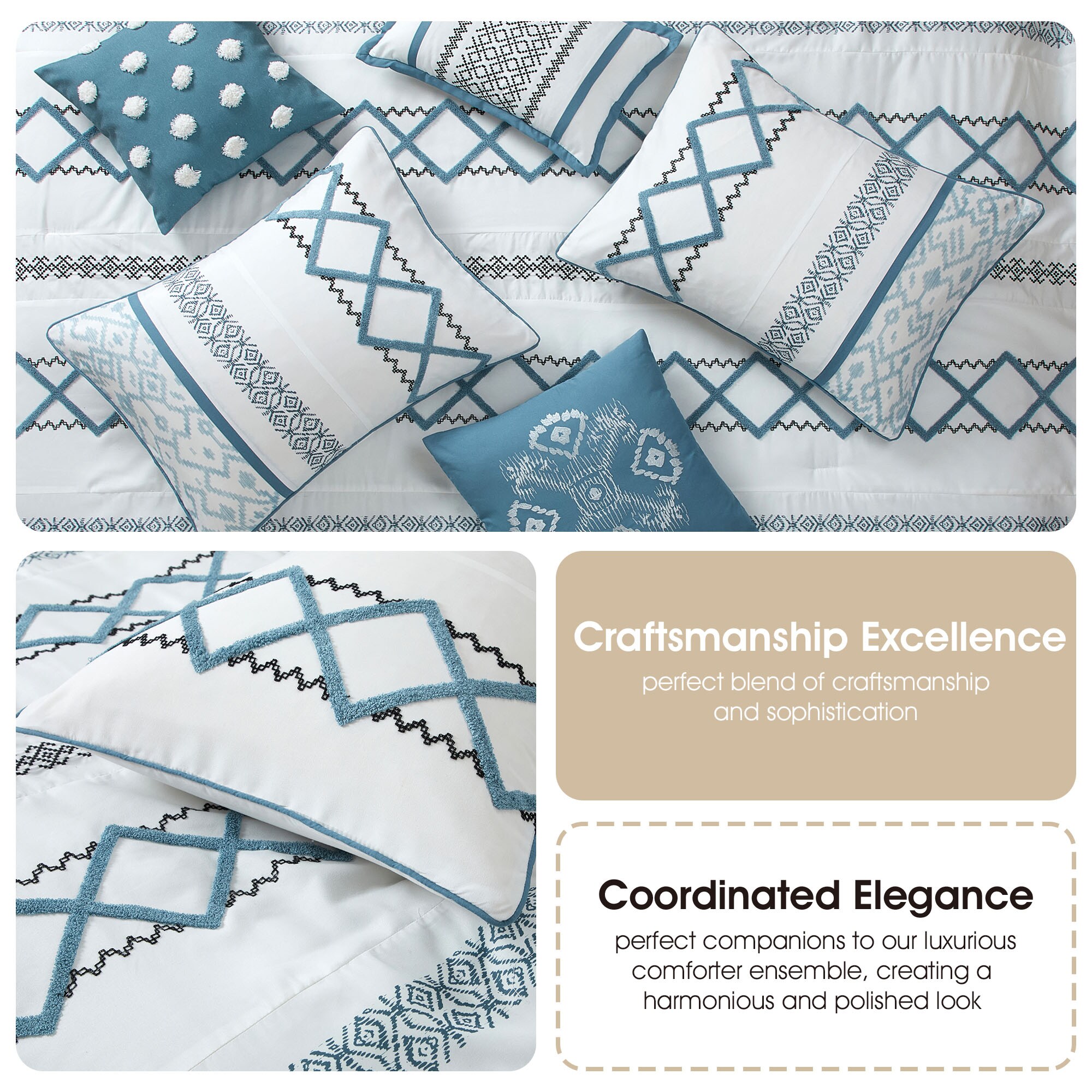 Nanshing ANTHONY7-Q-BLU bedding - View #5