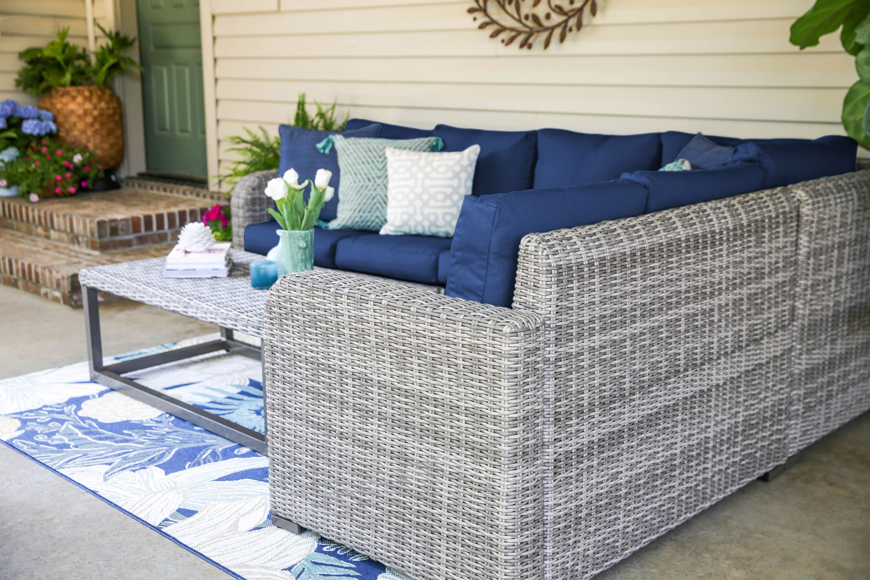 Leisure Made 299231-NVY Patio-Sofas-Daybeds - View #5
