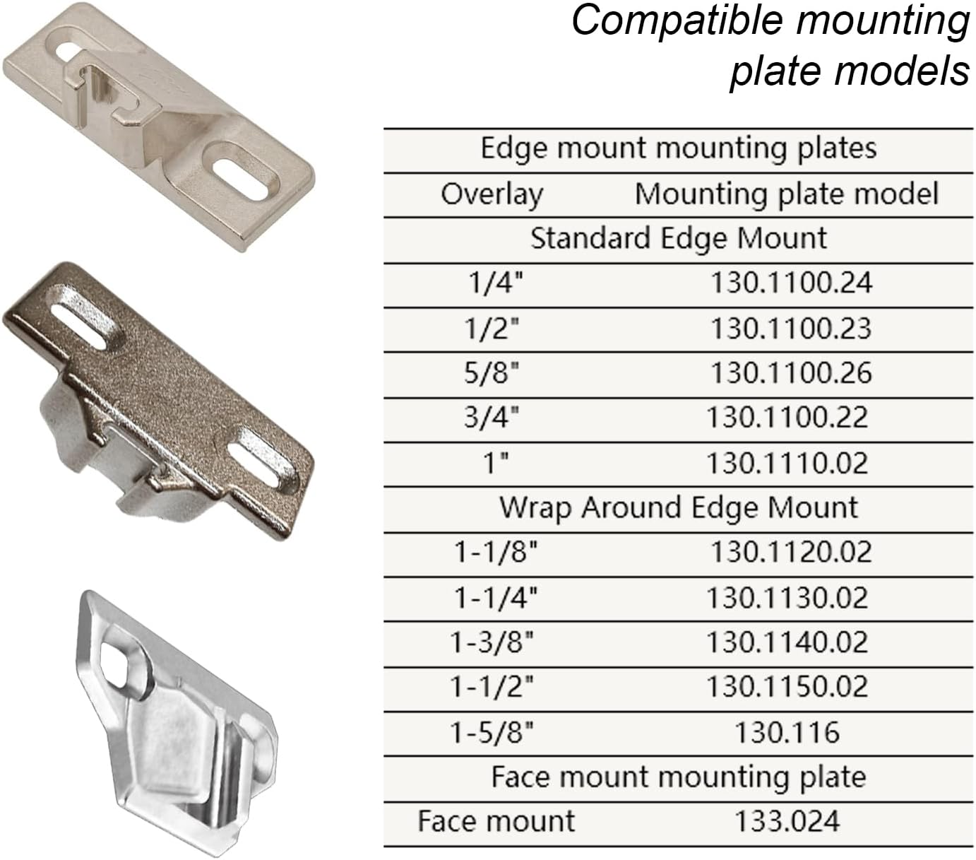 Misopily LMS0126H13 Cabinet-Hinges - View #3