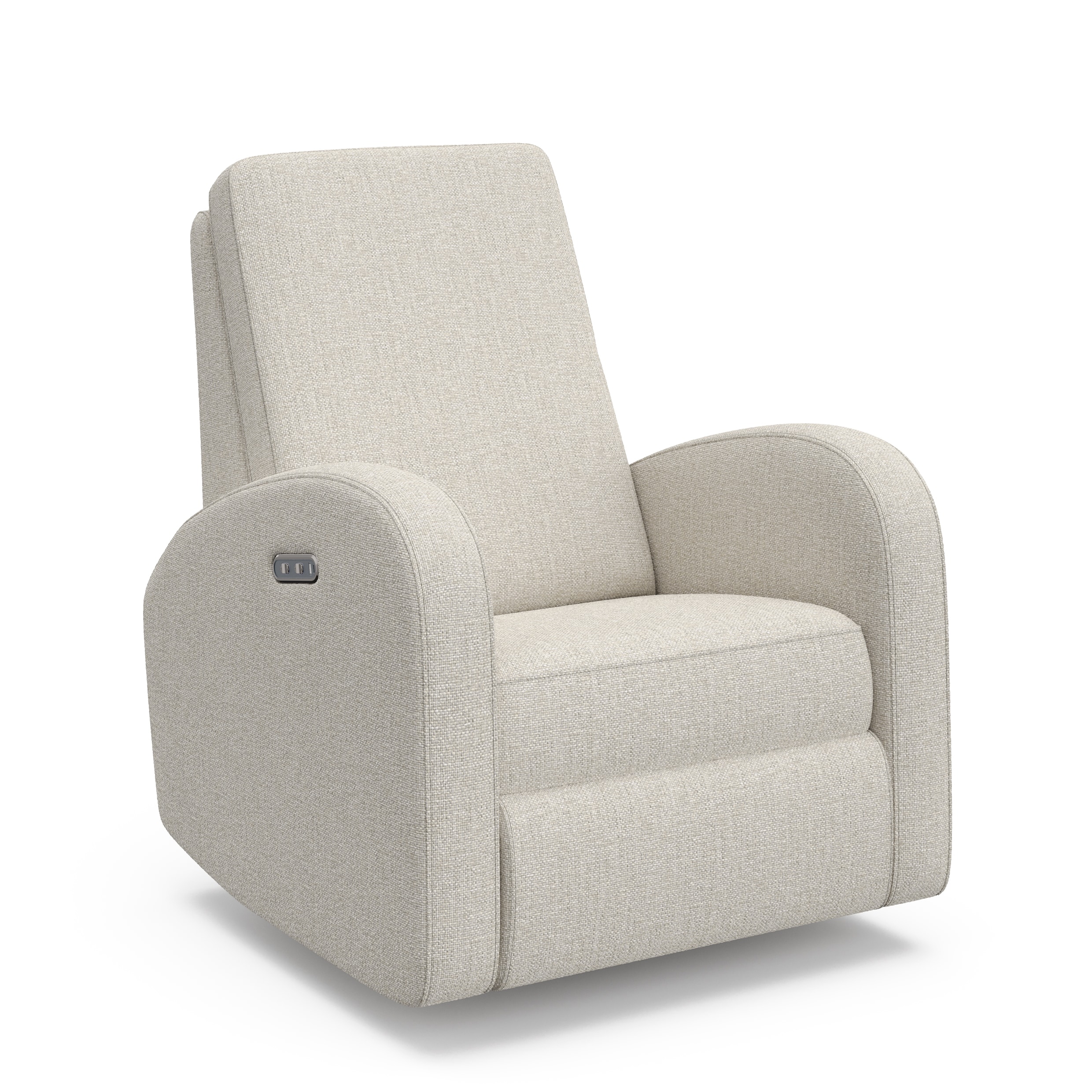 Storkcraft 06510-31Y  Santa Monica Modern Dune Basketweave Swivel Glider Chair