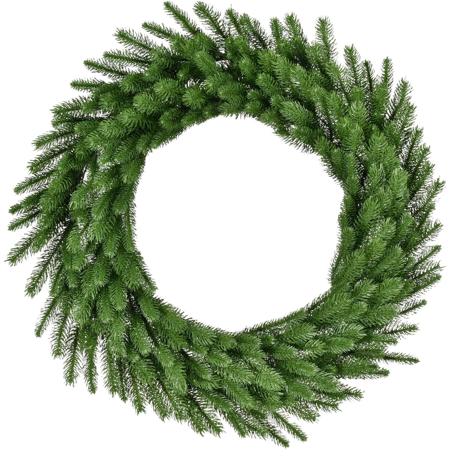 Fraser Hill Farm FFGF024WR-0GR 24-in Indoor/Outdoor Green Fir Artificial Christmas Wreath
