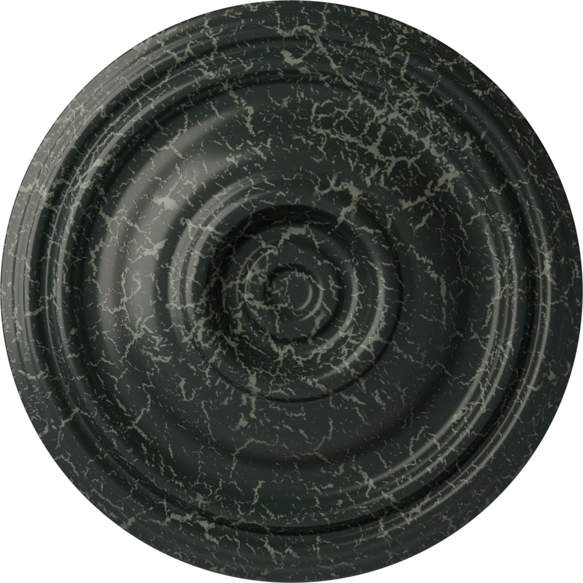 Ekena Millwork CM14TRPTC Traditional 14.75-in W x 14.75-in L Painted Turtle Crackle Polyurethane Whole Ceiling Medallion