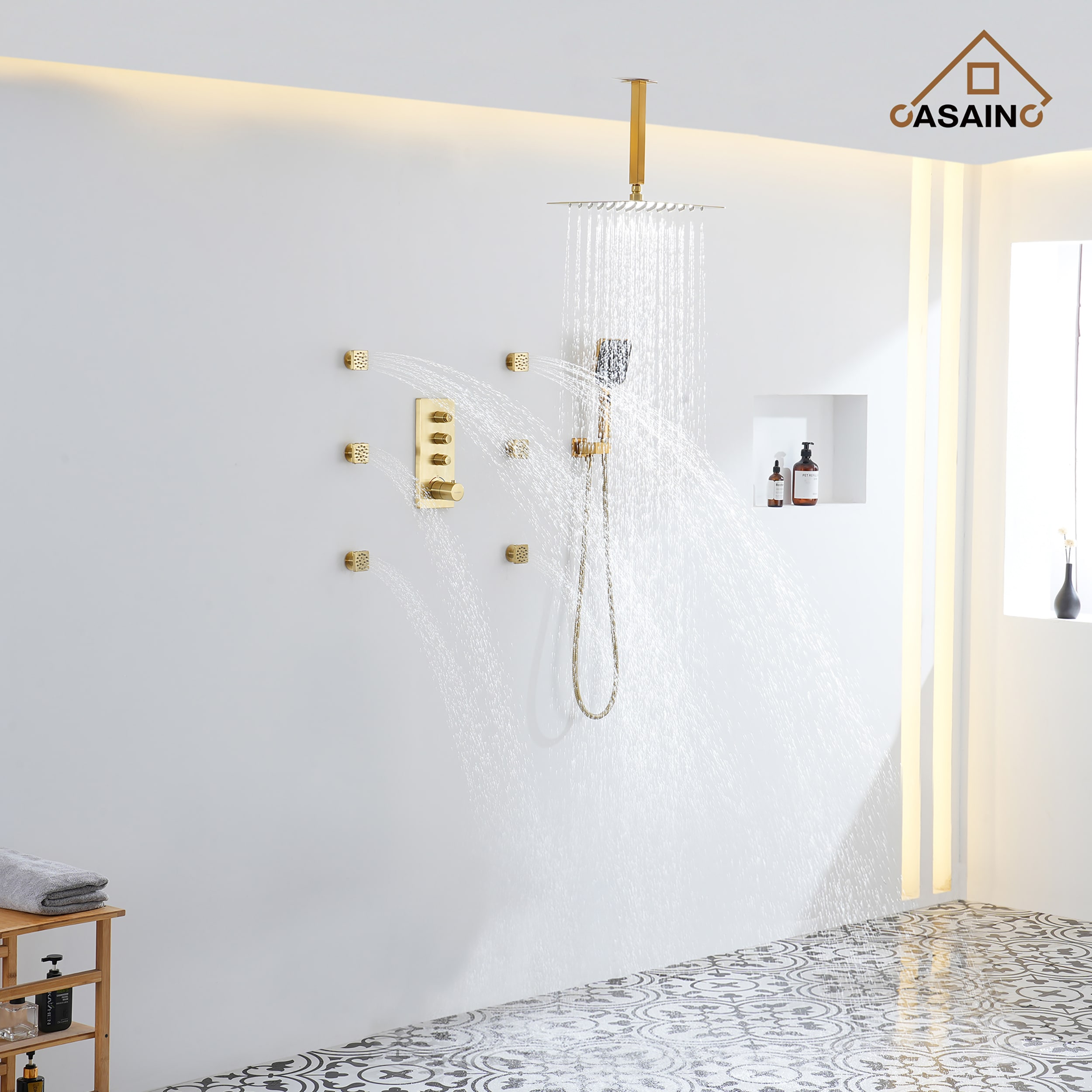 CASAINC CA-102009LK-3 Showerhead-Bar-Panels - View #4