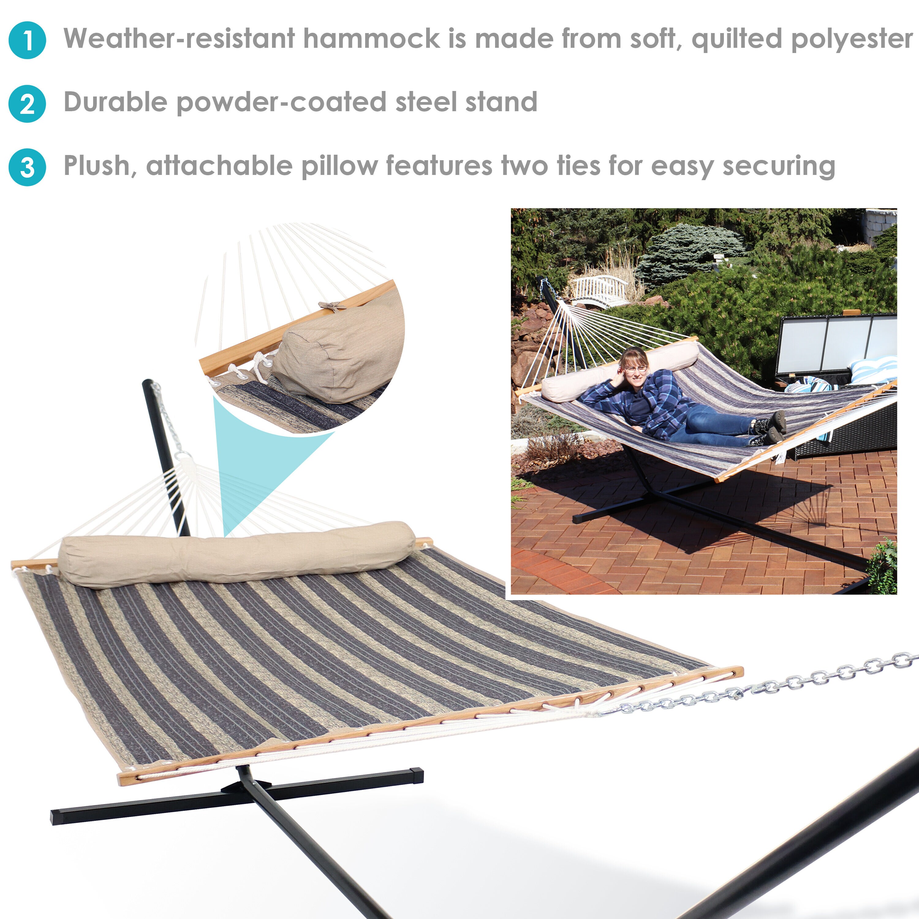 Sunnydaze Decor LY-QFH-MTS-COMBO15 hammocks - View #7