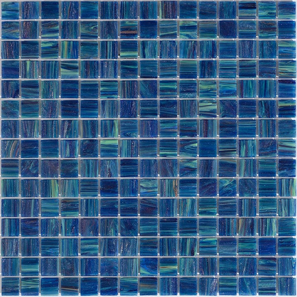 Apollo Tile Celestial Rich Electric Blue 12-in x 12-in Glossy Glass Uniform Squares Floor and Wall Tile (20-sq. ft/ Carton)