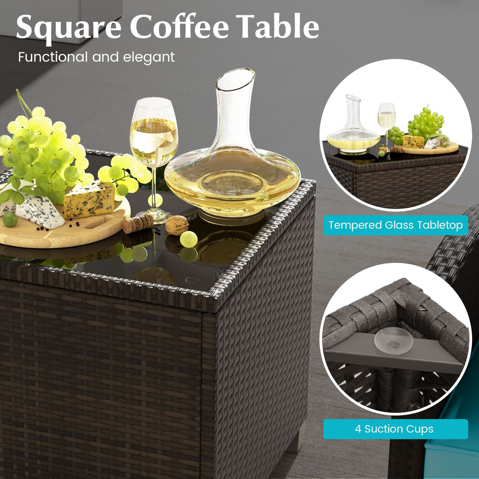 Slickblue D-CO-UT81257WH Patio-Conversation-Sets - View #7