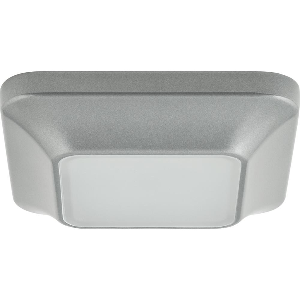 Progress Lighting P8241-82-30K LED Flush Mount 1-Light 5.5-in Metallic Gray LED Flush Mount Light ENERGY STAR