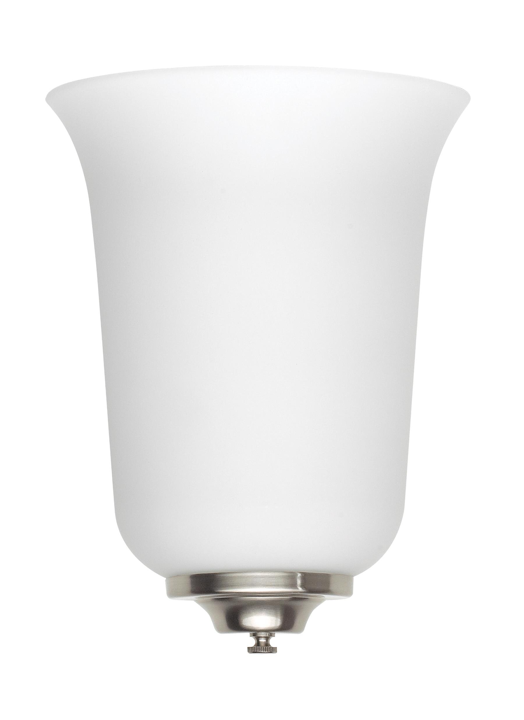 Generation Lighting 49119-962 Nearu 8.0000-in W 1 -Light Brushed Nickel Transitional Wall Sconce