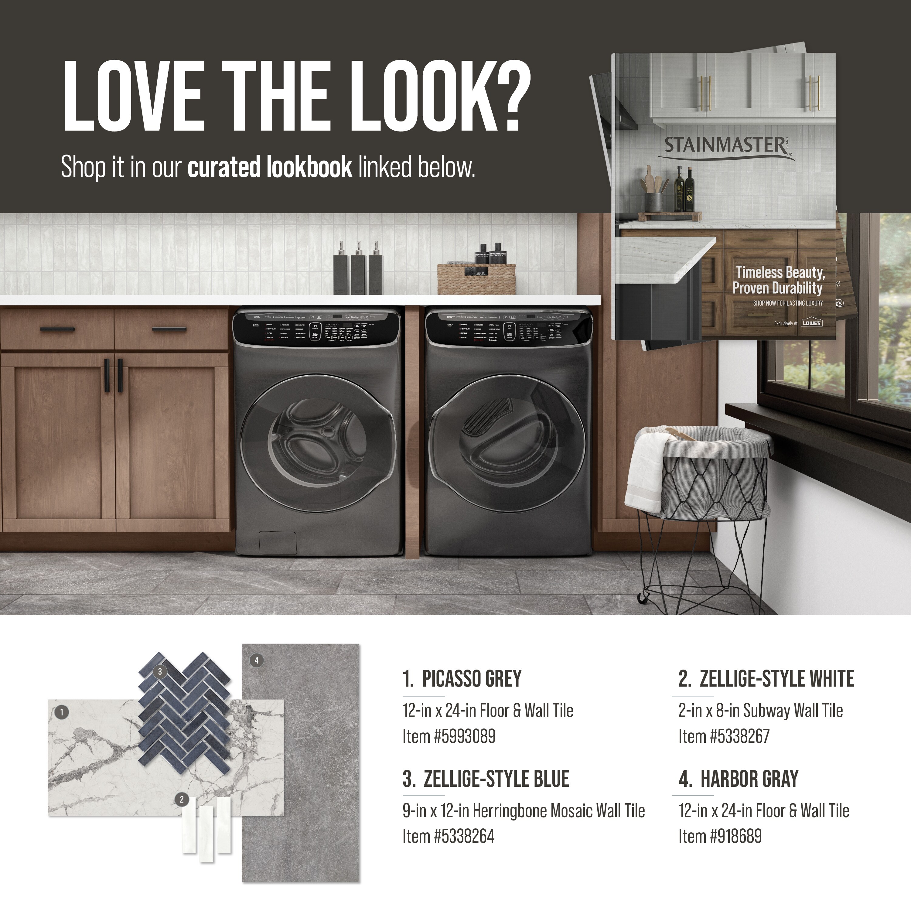 STAINMASTER SM46HER13MBGLLW Ceramic-Tile - View #5