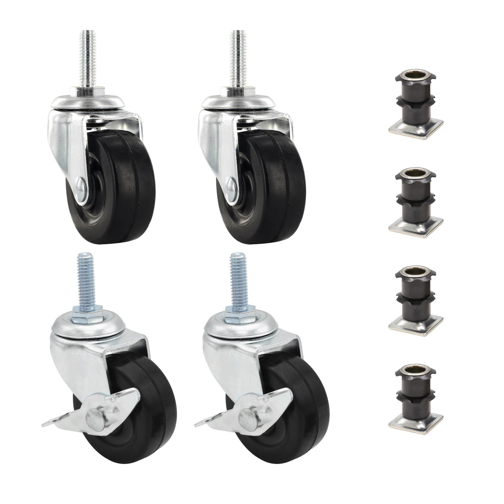 Outwater 3P1.14.00109 2-in Rubber Swivel Caster