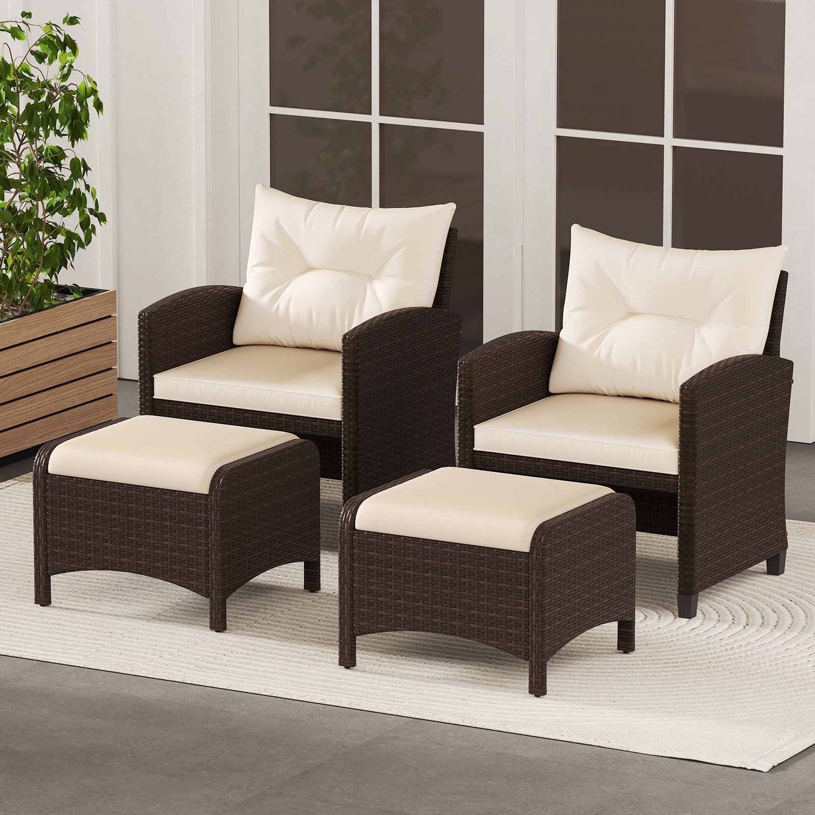 Slickblue D-CO-NB68927WH Stools-Ottomans - View #3