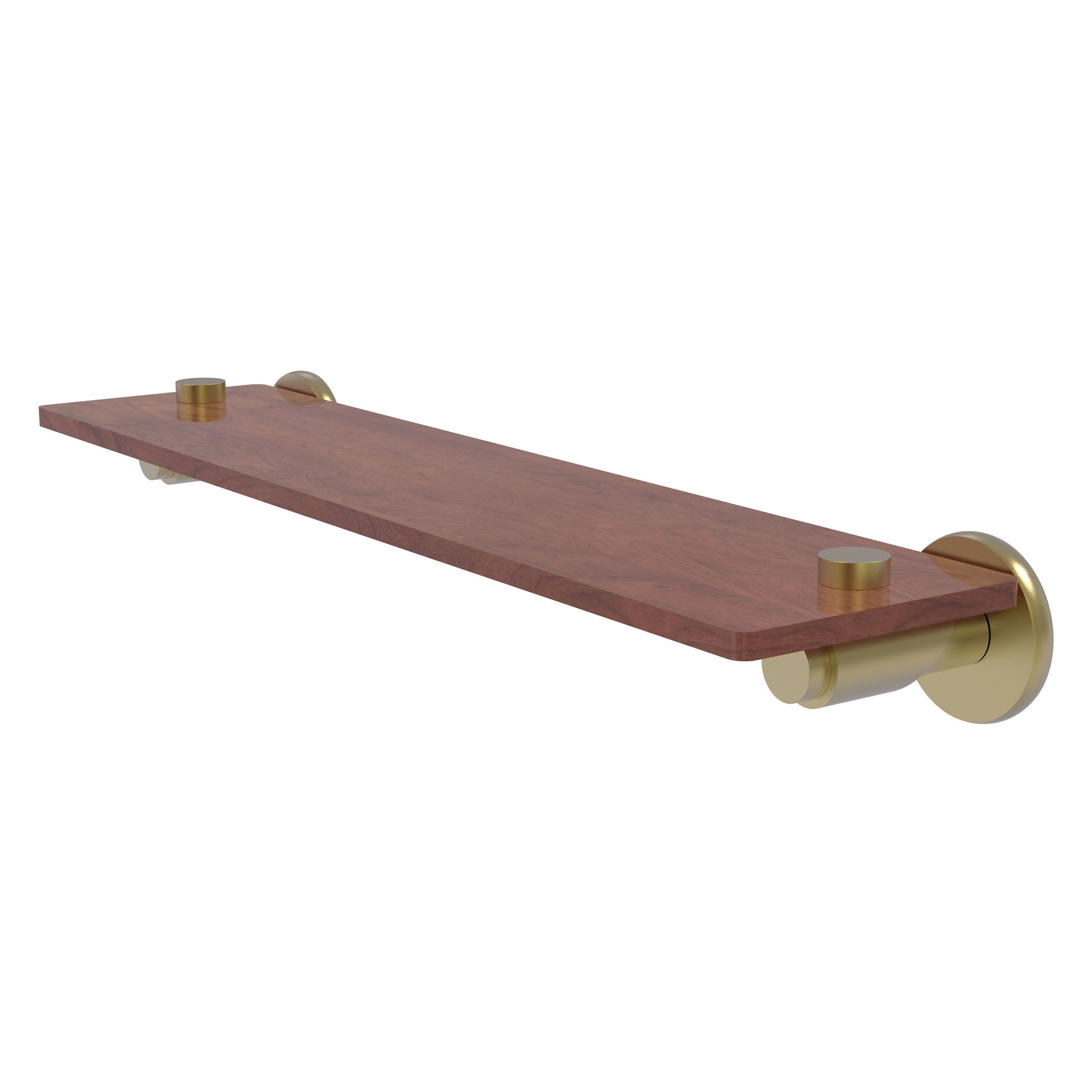 Allied Brass TR-1-22-IRW-SBR Tribecca Satin Brass Wall mount Bathroom Shelf ( 22-in x 2.5-in x 5-in )