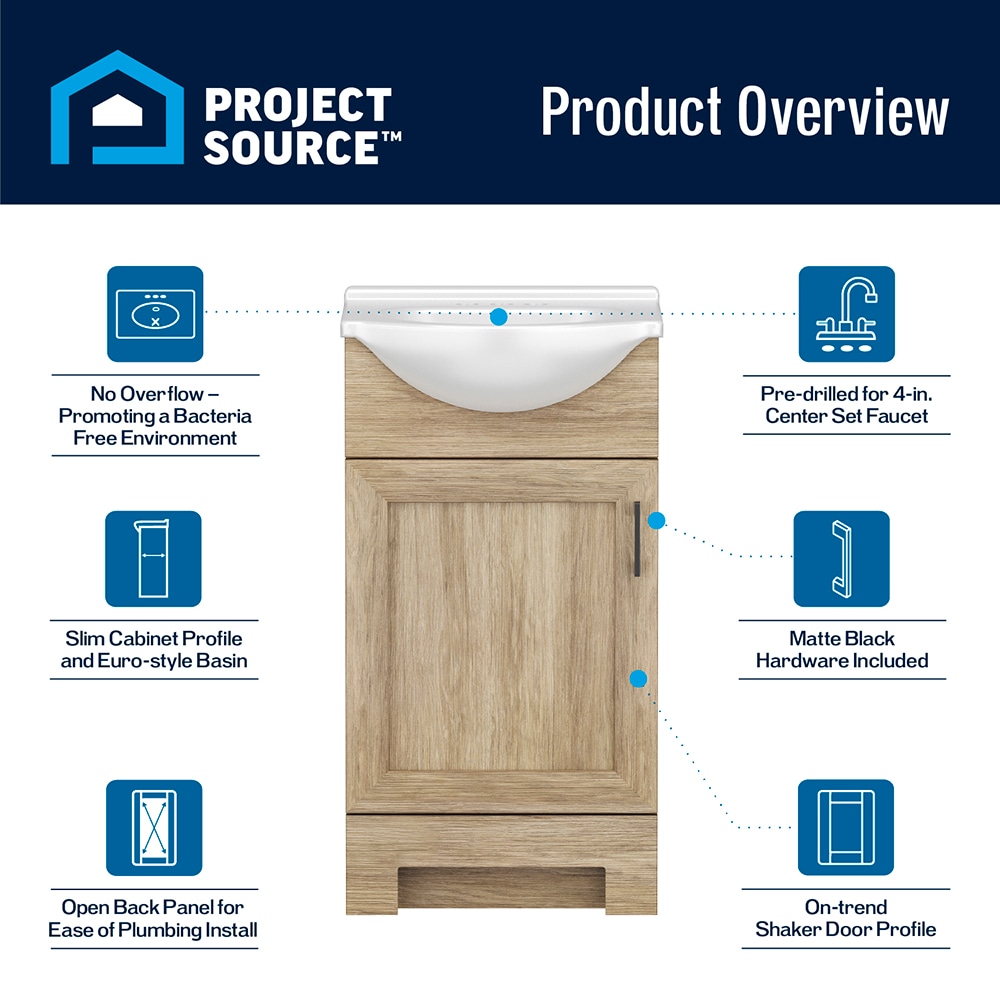 Project Source CE31T18-SS Bath-Vanity-Combo - View #5