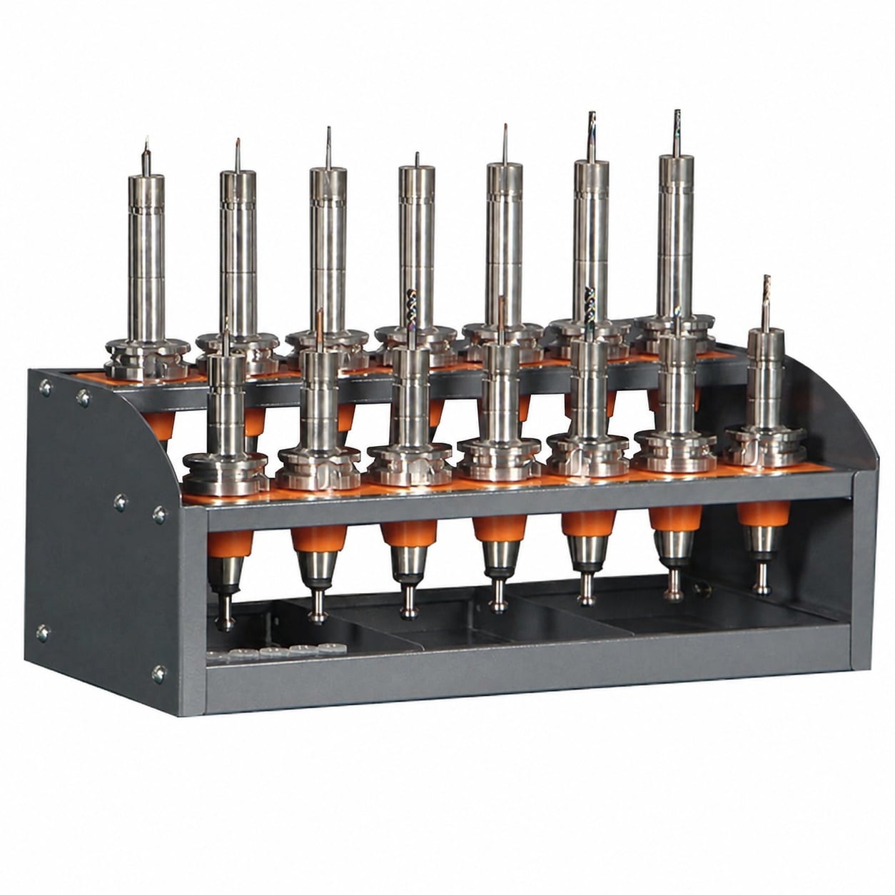 KHKFY CNC Tool Rack for Workshop Desktop Storage Compatible with CAT 30 and 30 Threaded Tool Holders durable home and garden #LKH0817H214