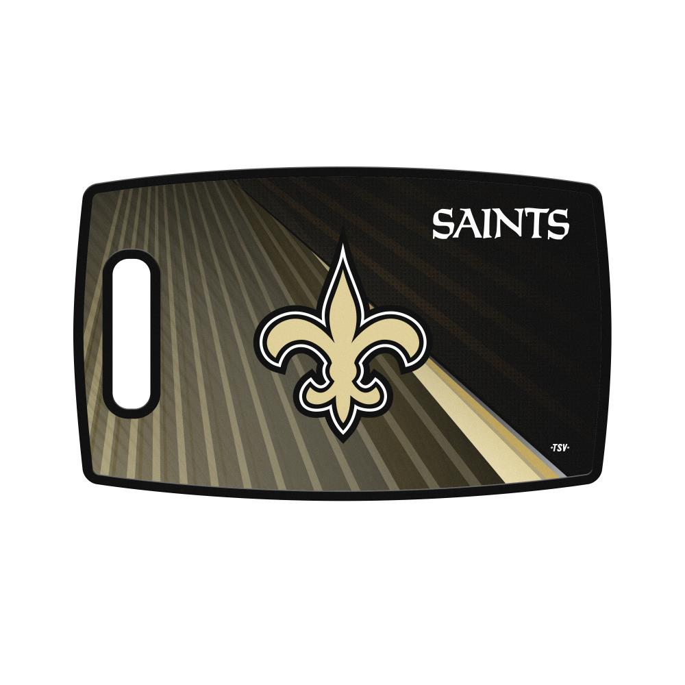 The Sports Vault New Orleans Saints Team cutting board 14.5-in L x