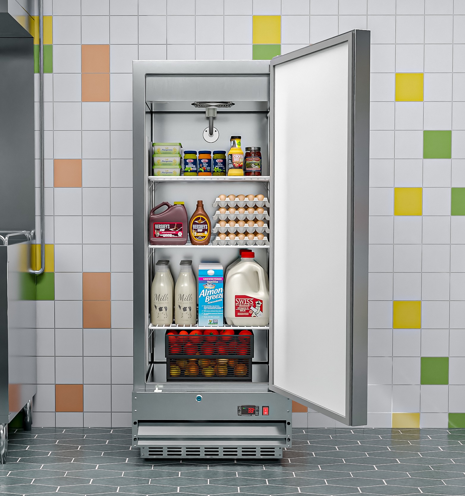 KoolMore RIR-1D-SS12C Commercial-Refrigerators - View #7
