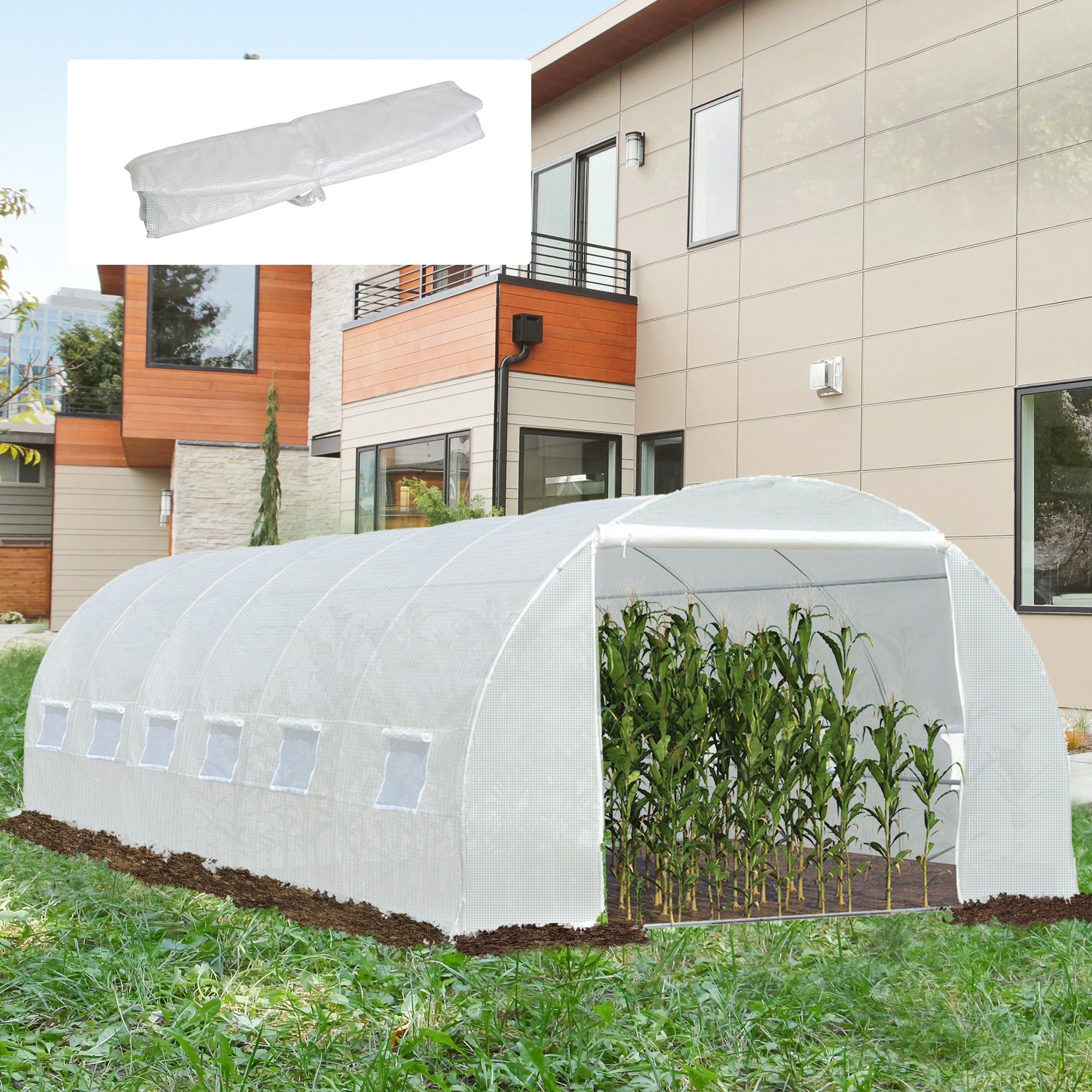 Outsunny 845-382WT Greenhouse-Vent-Openers - View #8