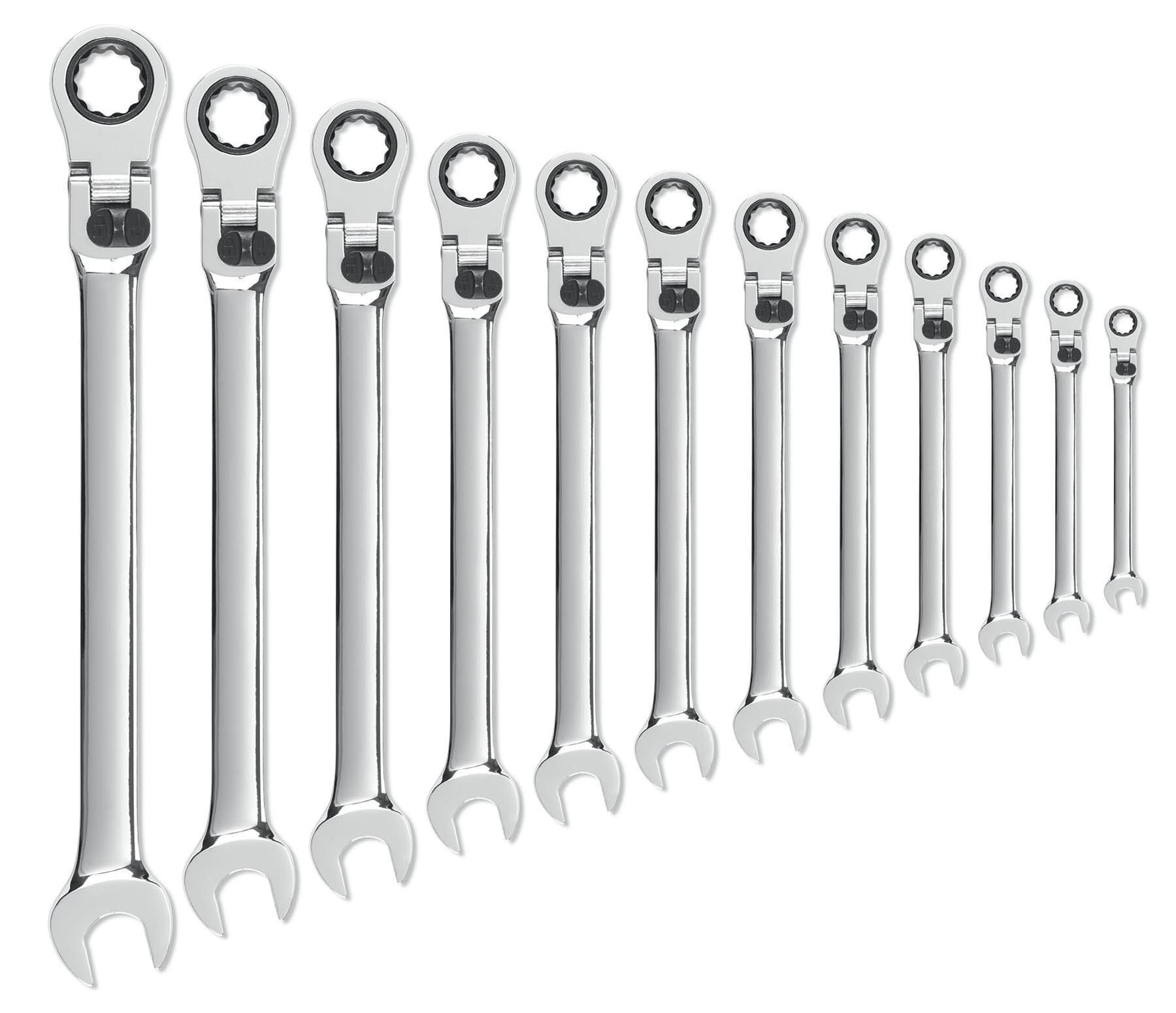 GEARWRENCH 12-Piece Set 12-point Metric Locking Flexible Head