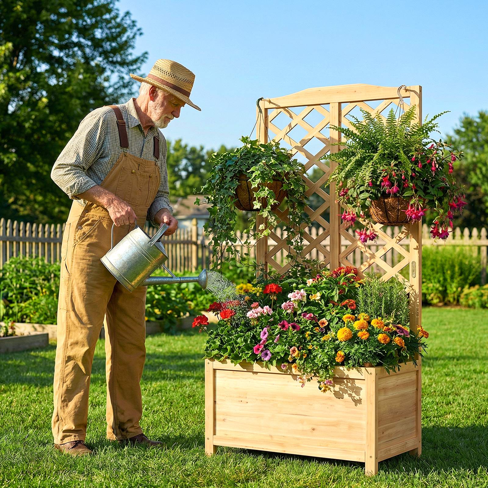 Esazn ROCKC-BLUE Raised-Garden-Beds - View #7