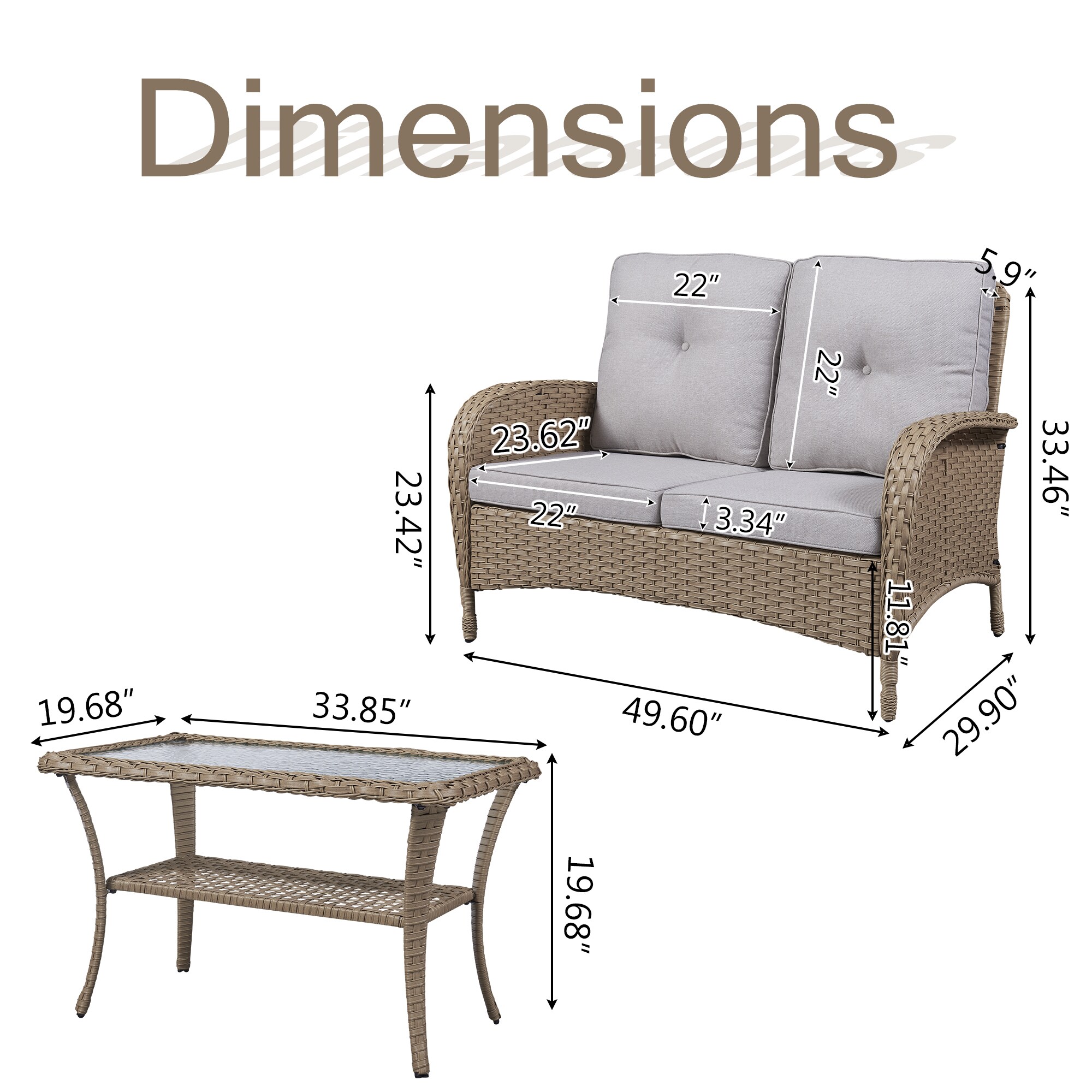 Rilyson FS046-1 Patio-Conversation-Sets - View #7