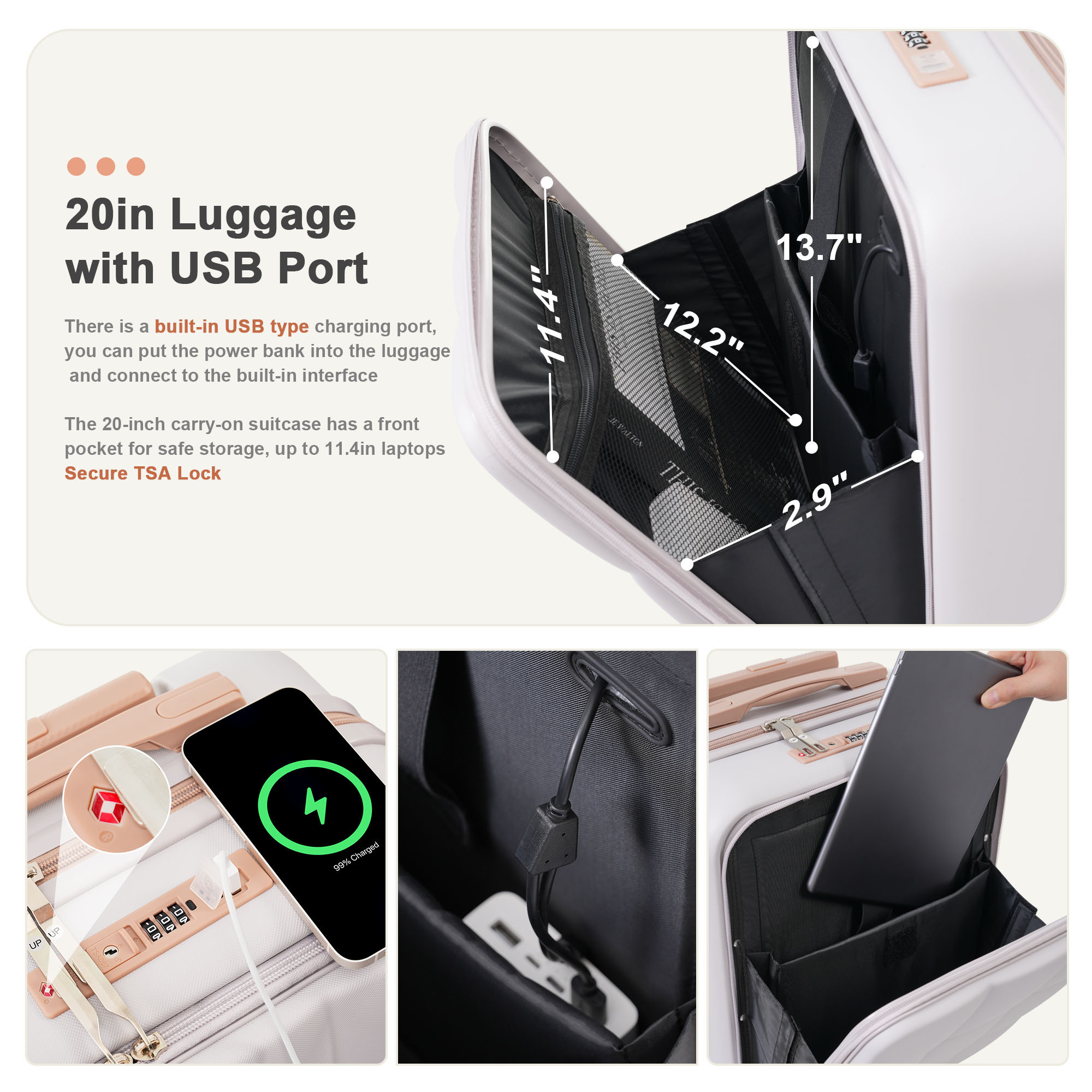 SINOFURN SYD9600005LG Luggage-And-Luggage-Sets - View #7