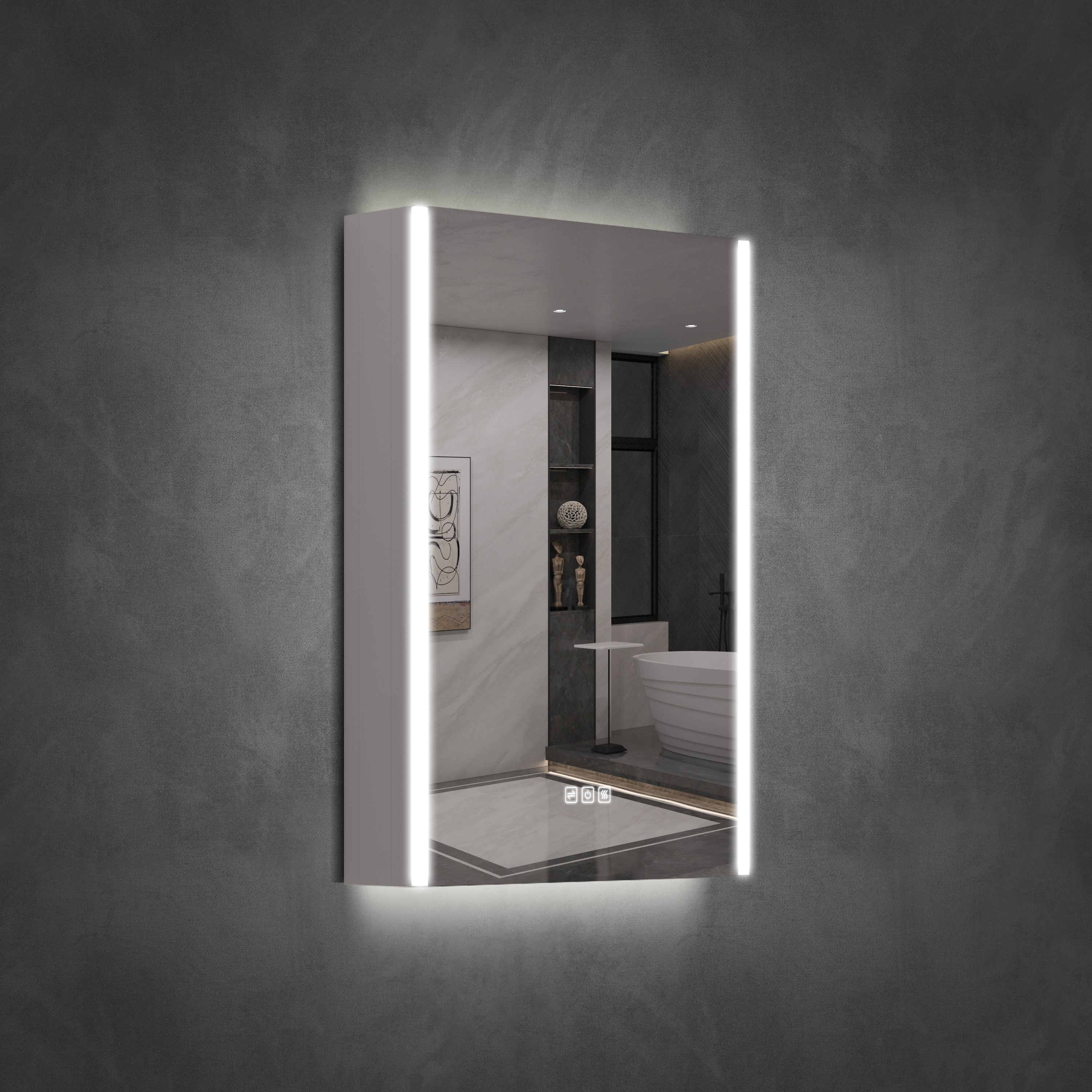 WELLFOR W14MCL2030R Bathroom-Medicine-Cabinets - View #3
