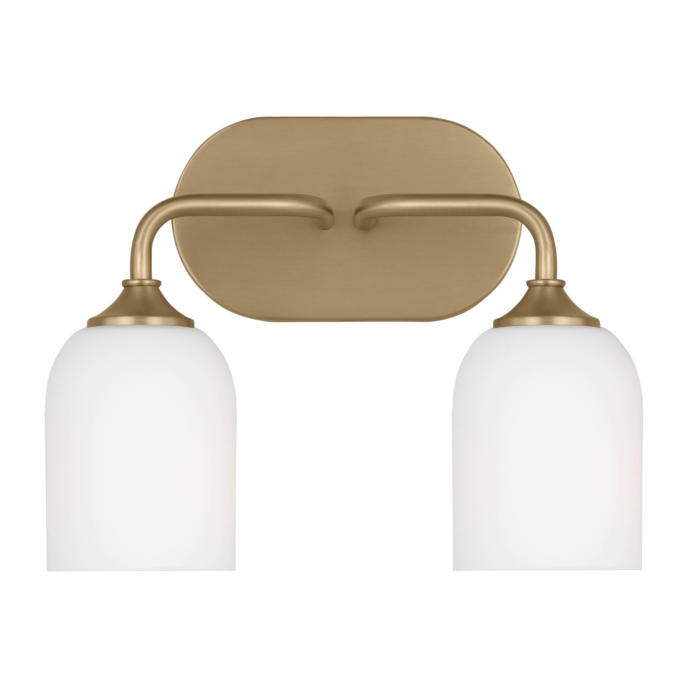 Generation Lighting GLV1022EN3/SB Emile 13.25-in 2 -Light Satin Bronze Traditional Vanity light