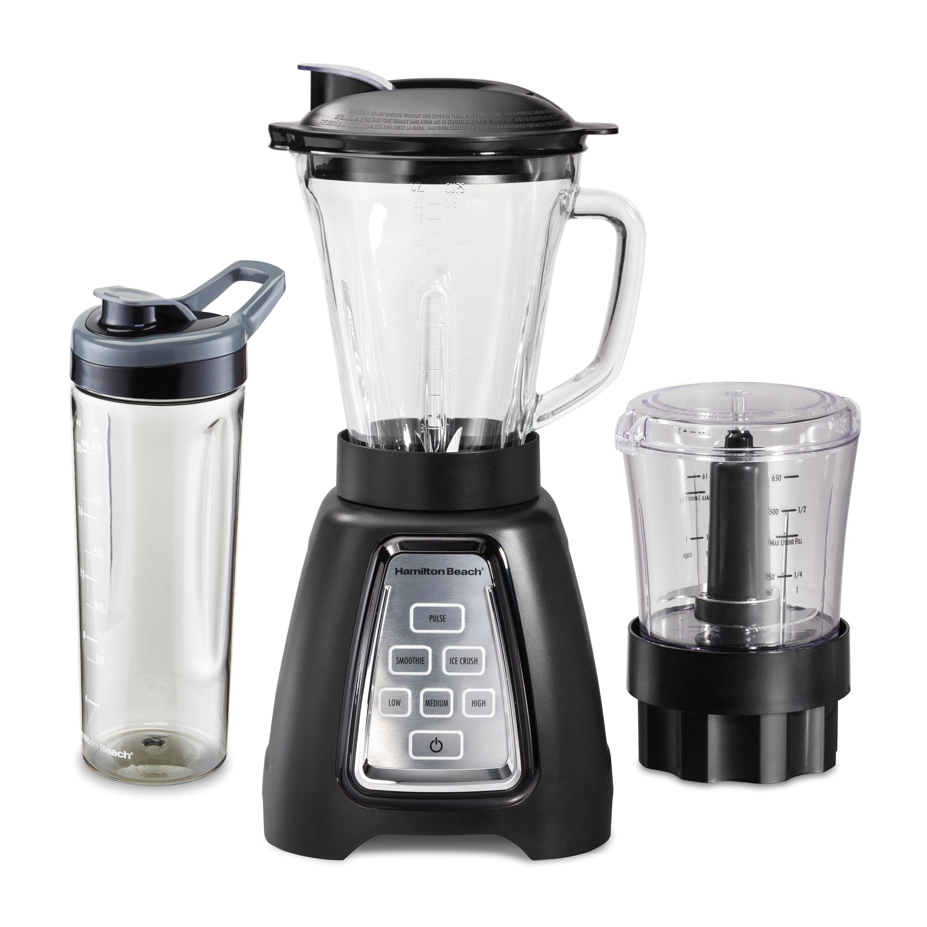 Hamilton Beach 52-oz 4 -Speed Blender and food processor combo ( Black ) #58242
