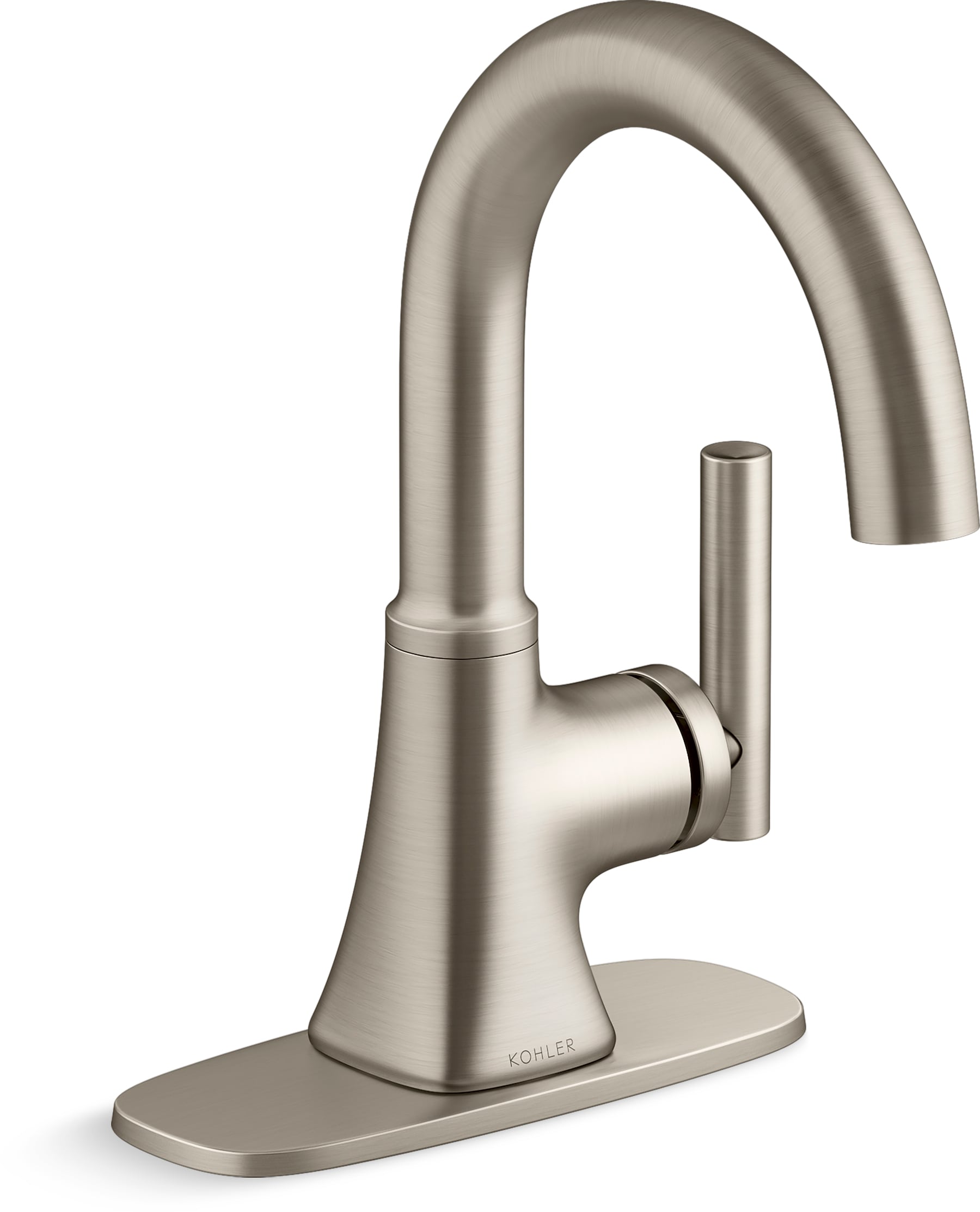 Kohler Single-Handle Bathroom deals Sink Faucet - Vibrant Brushed Nickel New