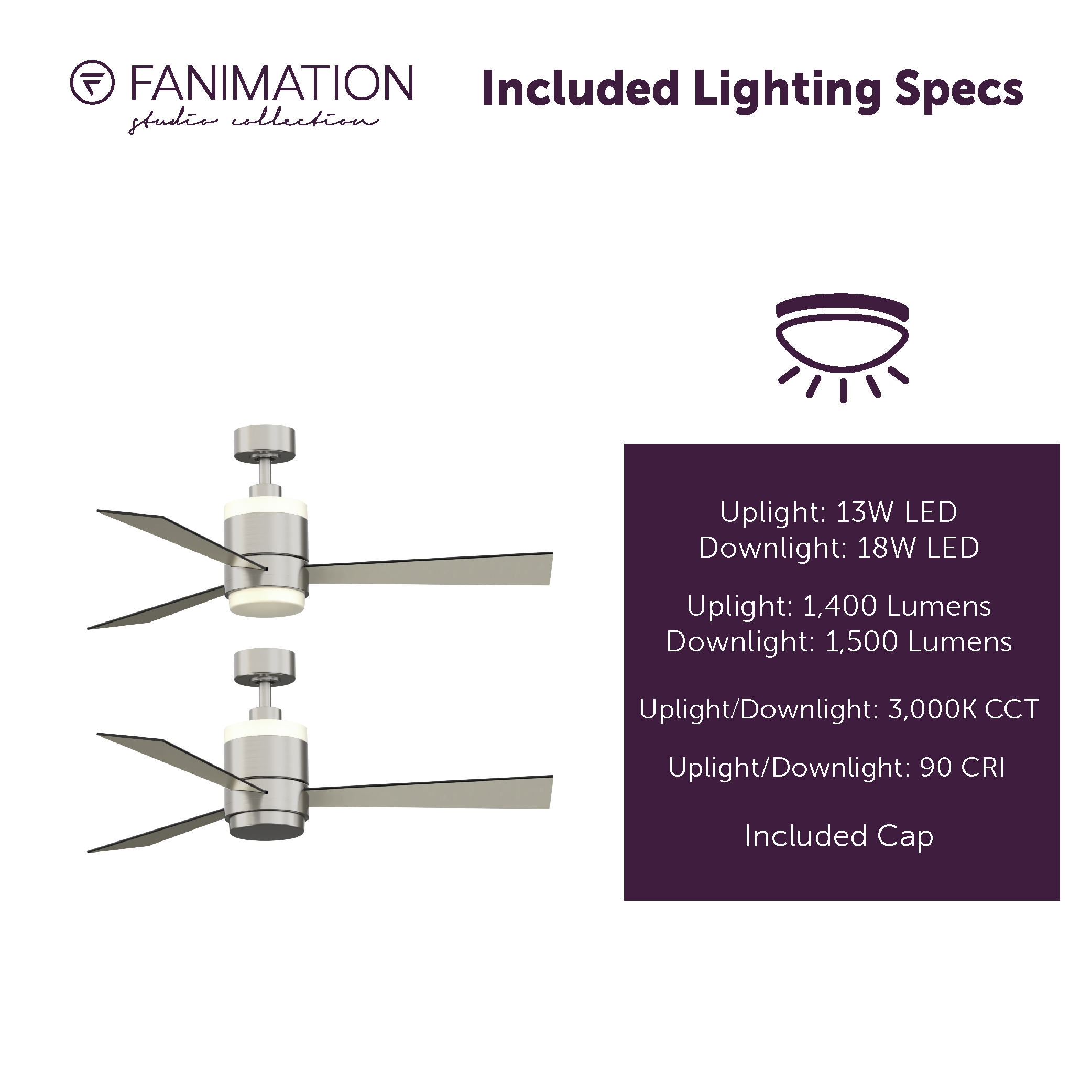 Fanimation Studio Collection LP8577LBN Ceiling-Fans - View #9
